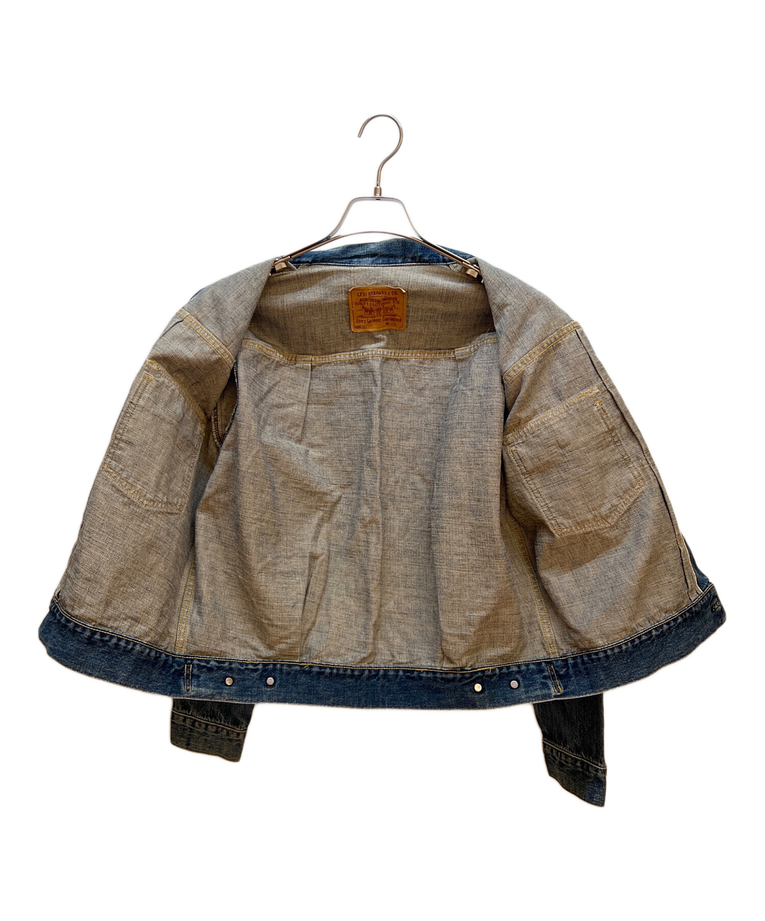 中古・古着通販】LEVI'S (リーバイス) デニムジャケット ブルー サイズ