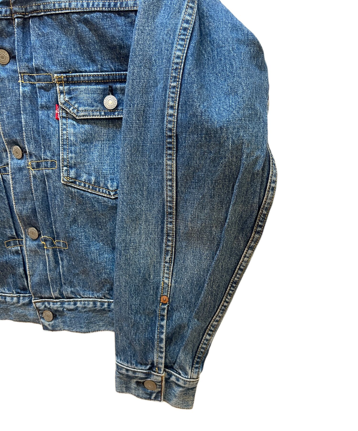 中古・古着通販】LEVI'S (リーバイス) デニムジャケット ブルー サイズ