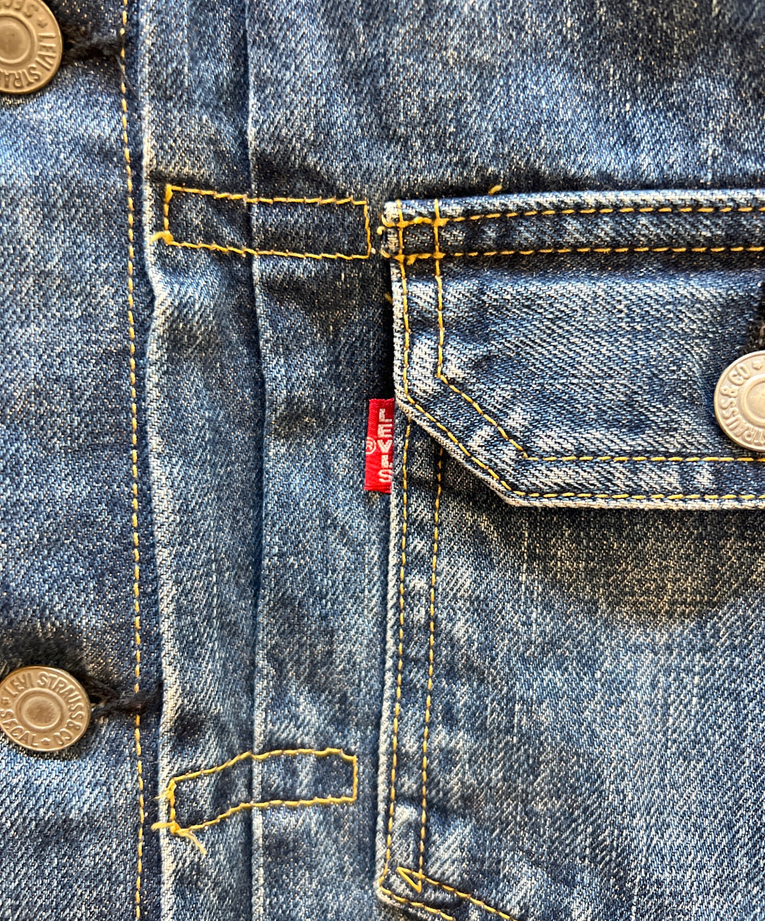 中古・古着通販】LEVI'S (リーバイス) デニムジャケット ブルー サイズ