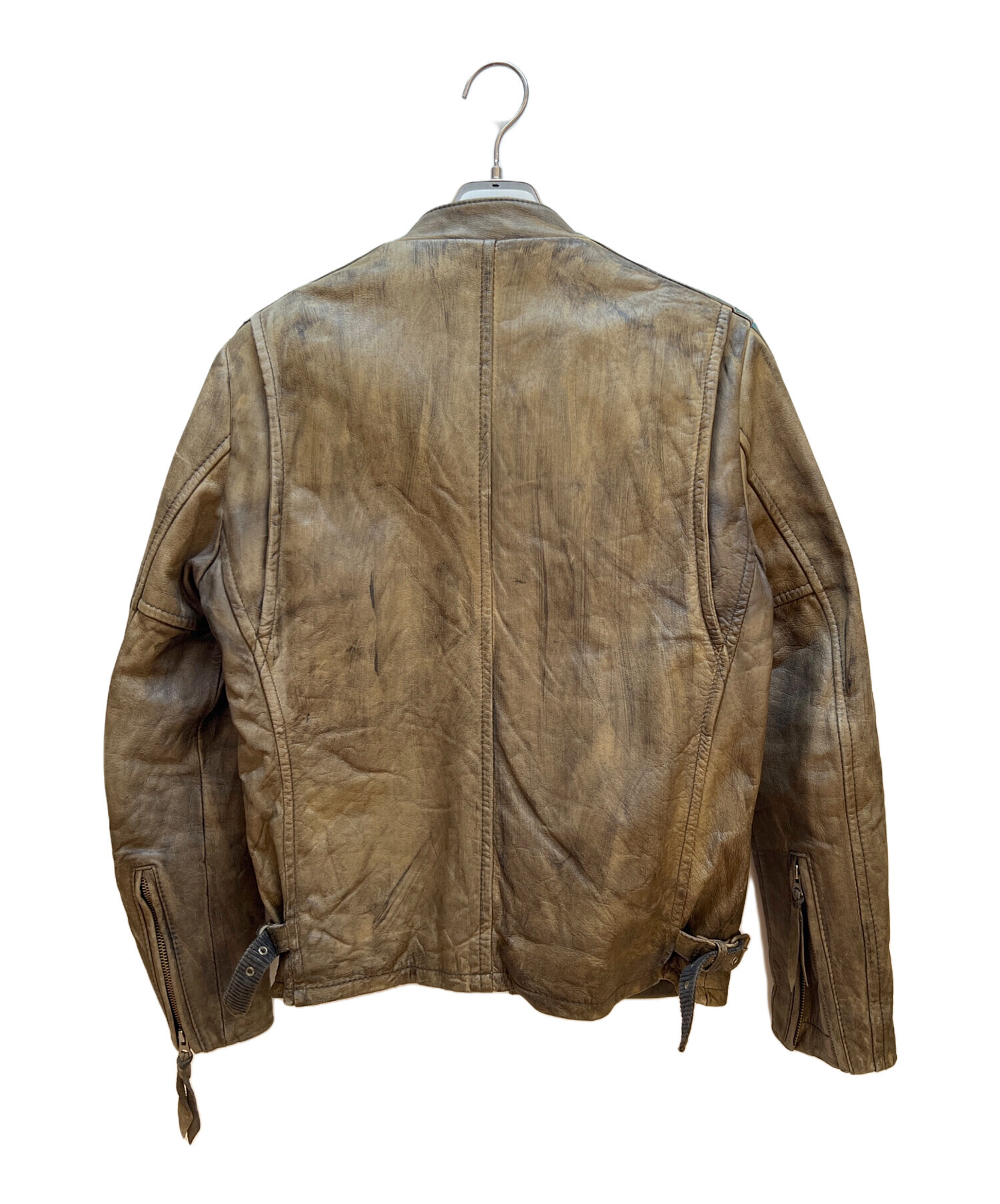 中古・古着通販】Schott (ショット) レザージャケット ブラウン サイズ