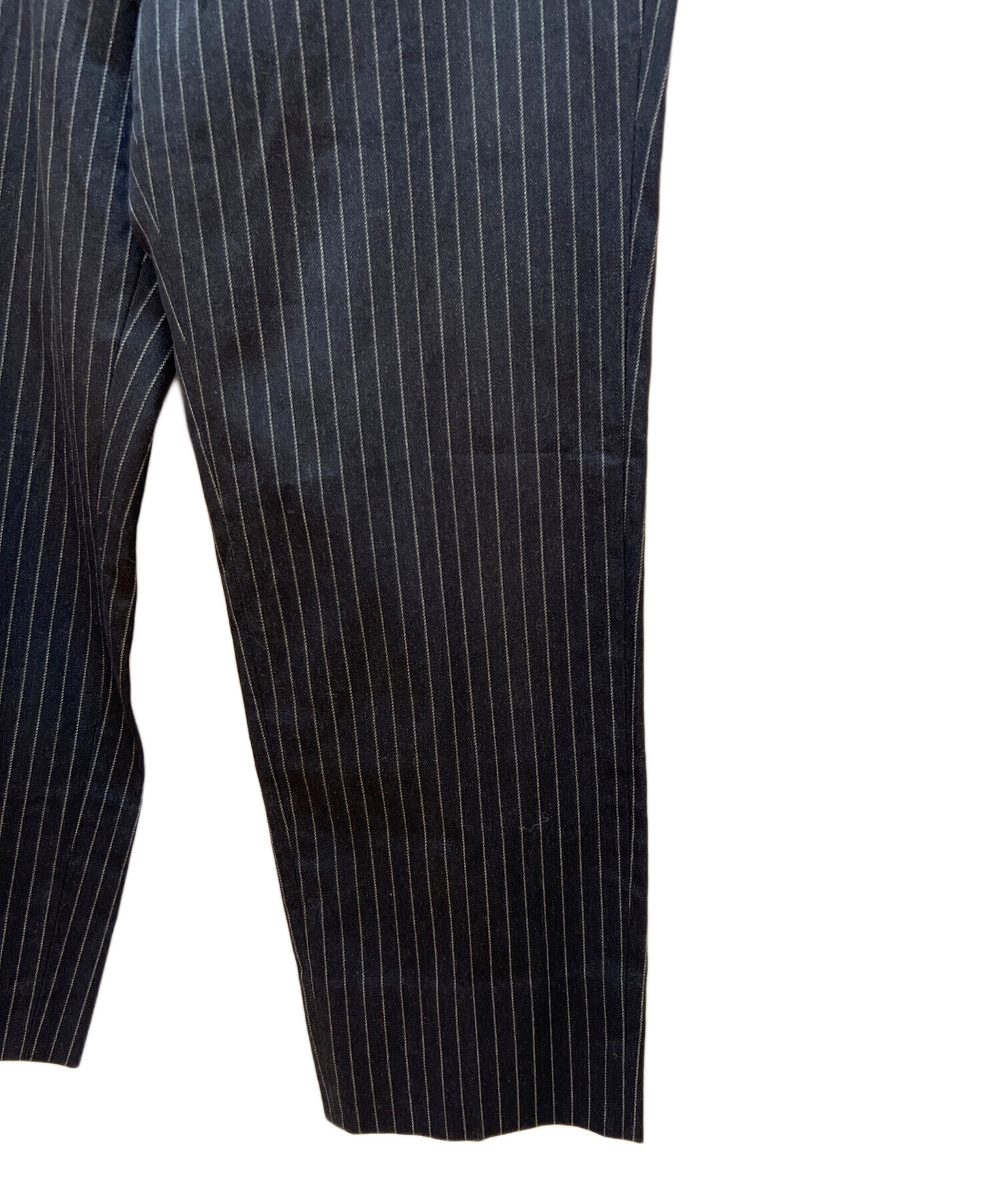 a*n様 size:46 JIL SANDER NAVYストライプ テーラードジ 中古・古着通販】JIL SANDER (ジルサンダー) ストライプパンツ