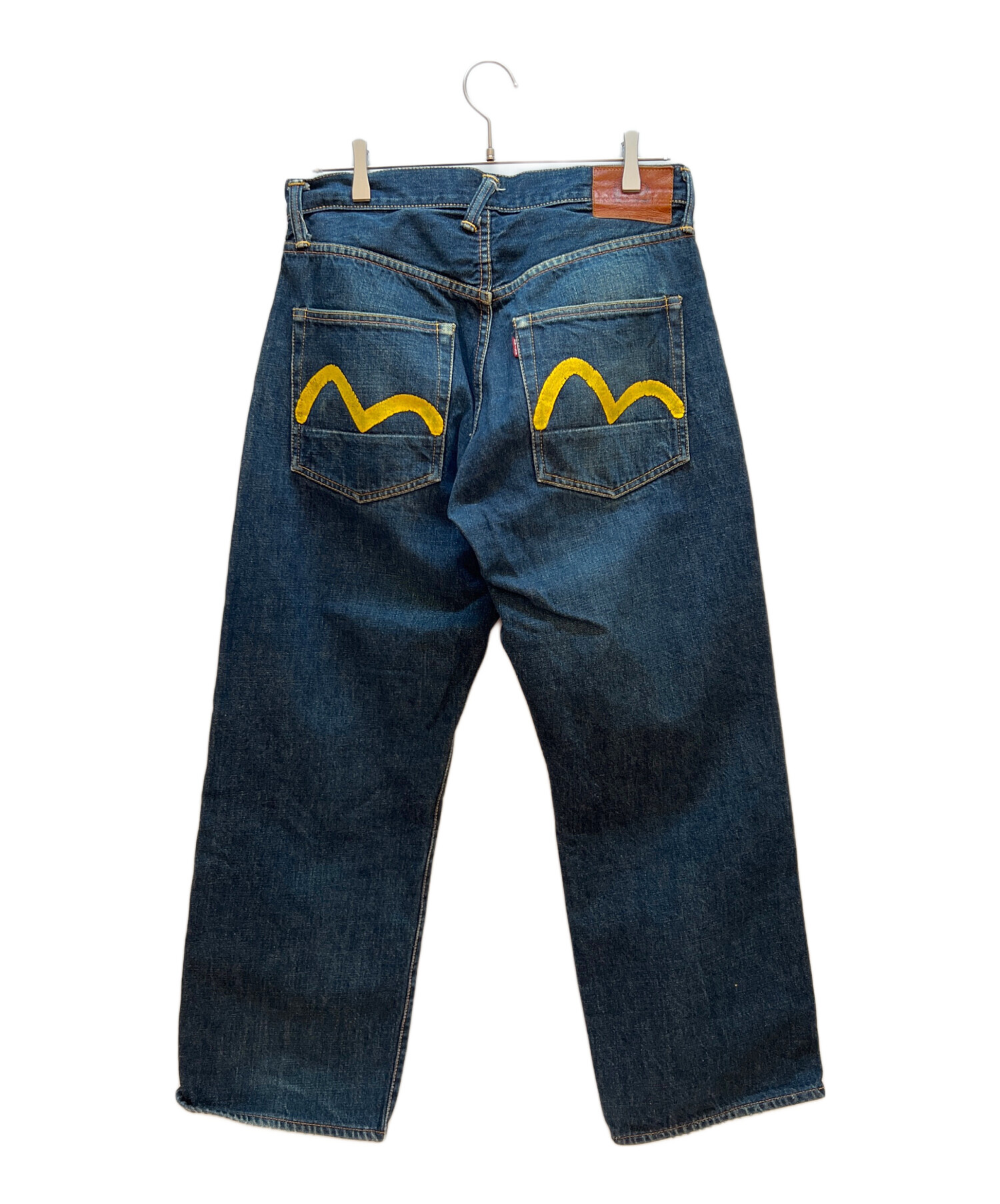 EVISU エヴィス ストレートデニムパンツ 33×35 中古 中古・古着通販】EVISU (エヴィス) デニムパンツ インディゴ サイズ:33