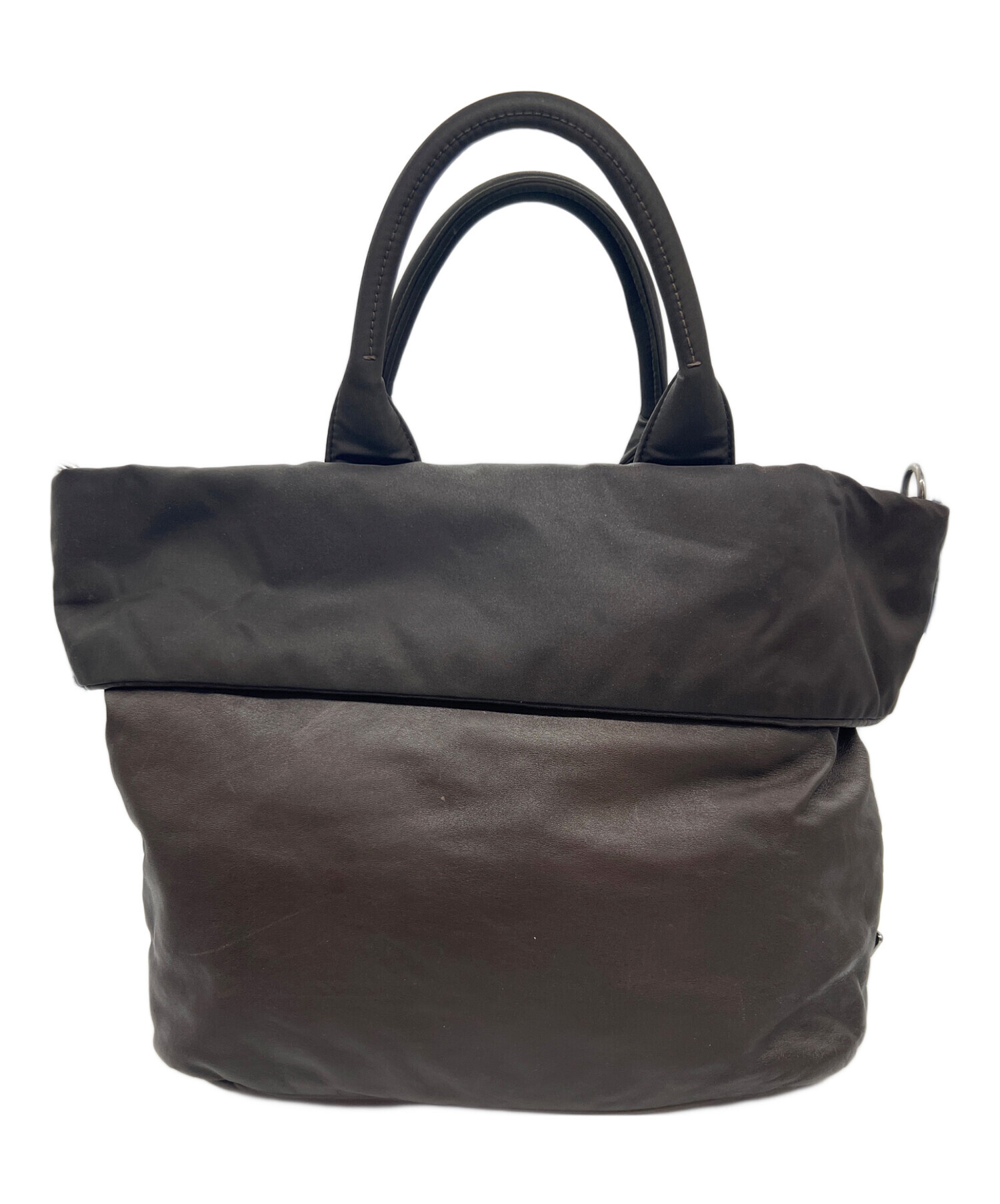 中古・古着通販】PRADA (プラダ) ハンドバッグ ブラウン｜ブランド