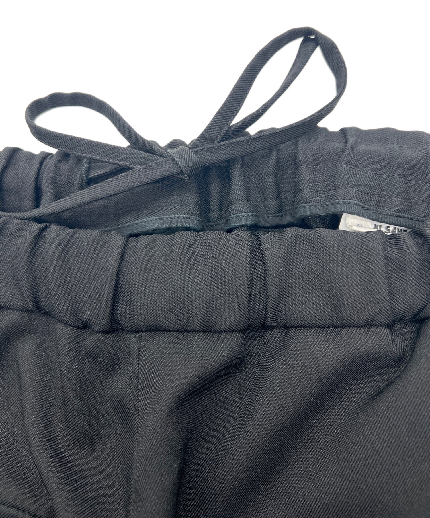 中古・古着通販】JIL SANDER (ジルサンダー) ワイドパンツ ブラック