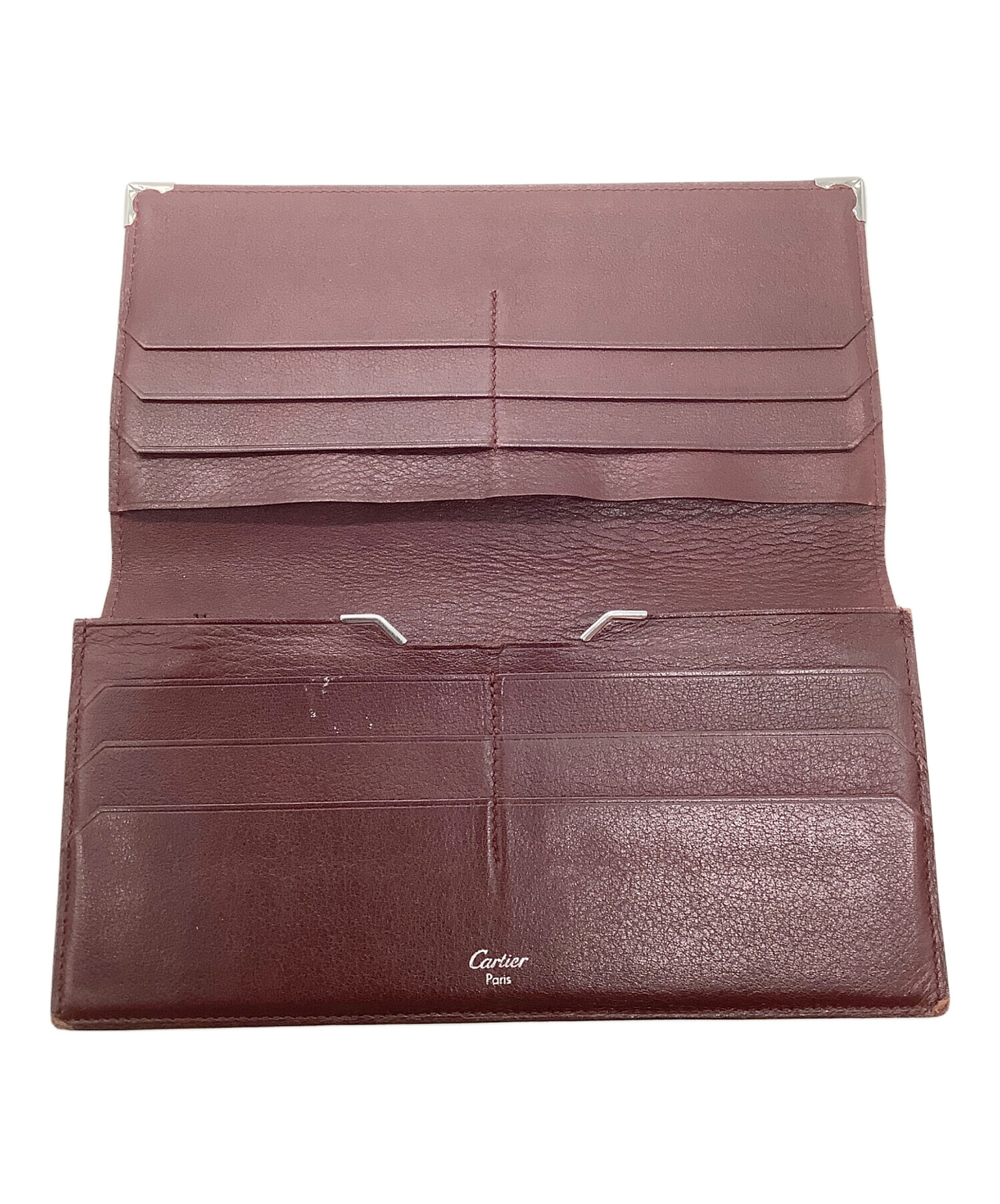 中古・古着通販】Cartier (カルティエ) 長財布 ブラック｜ブランド