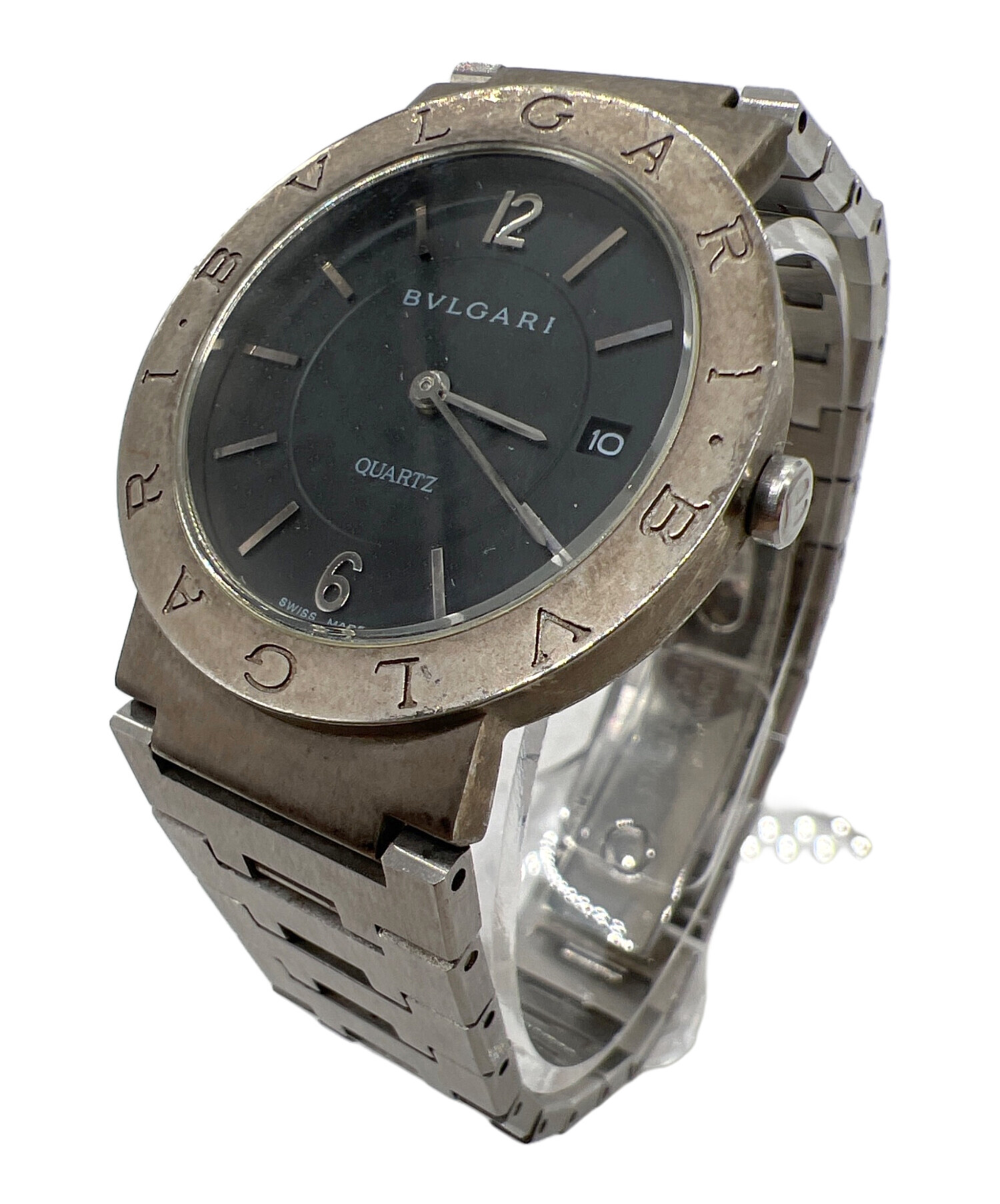 BVLGARI ブルガリ 腕時計 - SS 【古着】【中古】 中古・古着通販】BVLGARI (ブルガリ) リストウォッチ ブラック