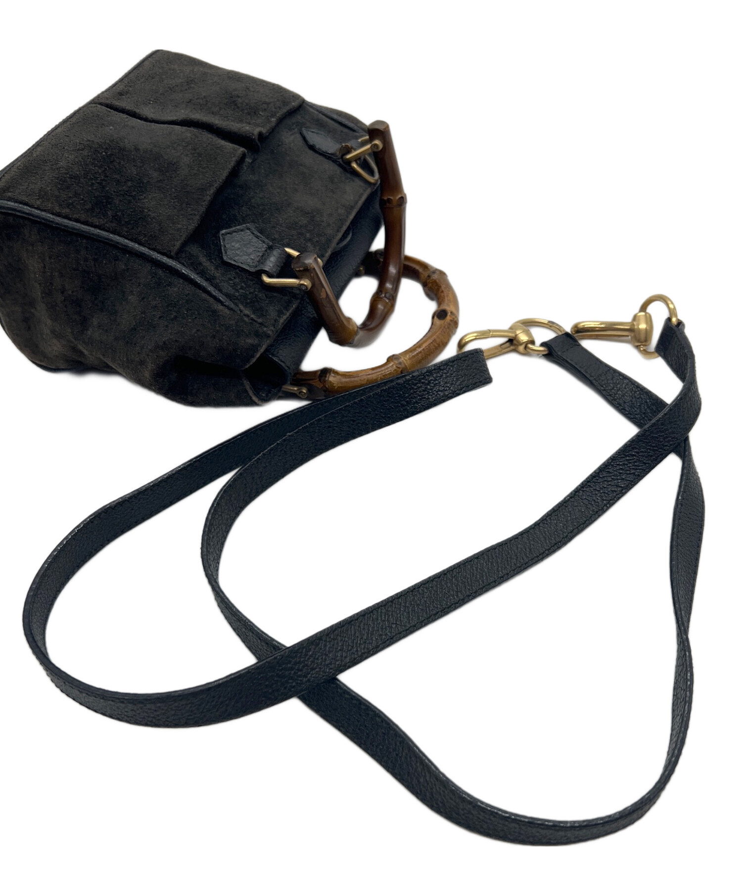 中古・古着通販】GUCCI (グッチ) 2WAYバッグ ブラック｜ブランド・古着