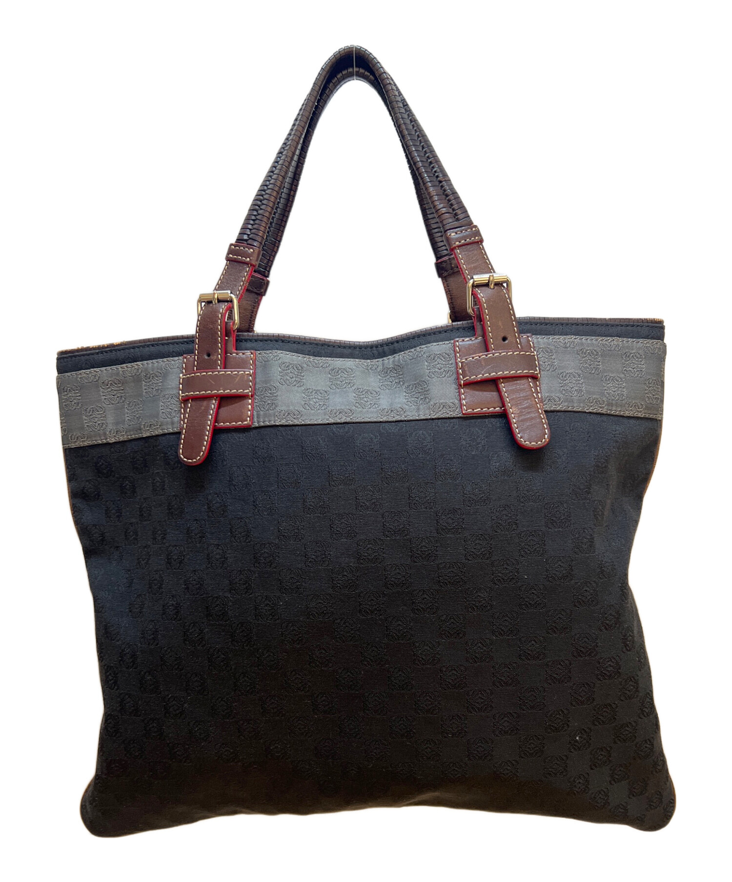 LOEWE ロエベ リピートアナグラム トートバッグ ハンドバッグ エンボス 