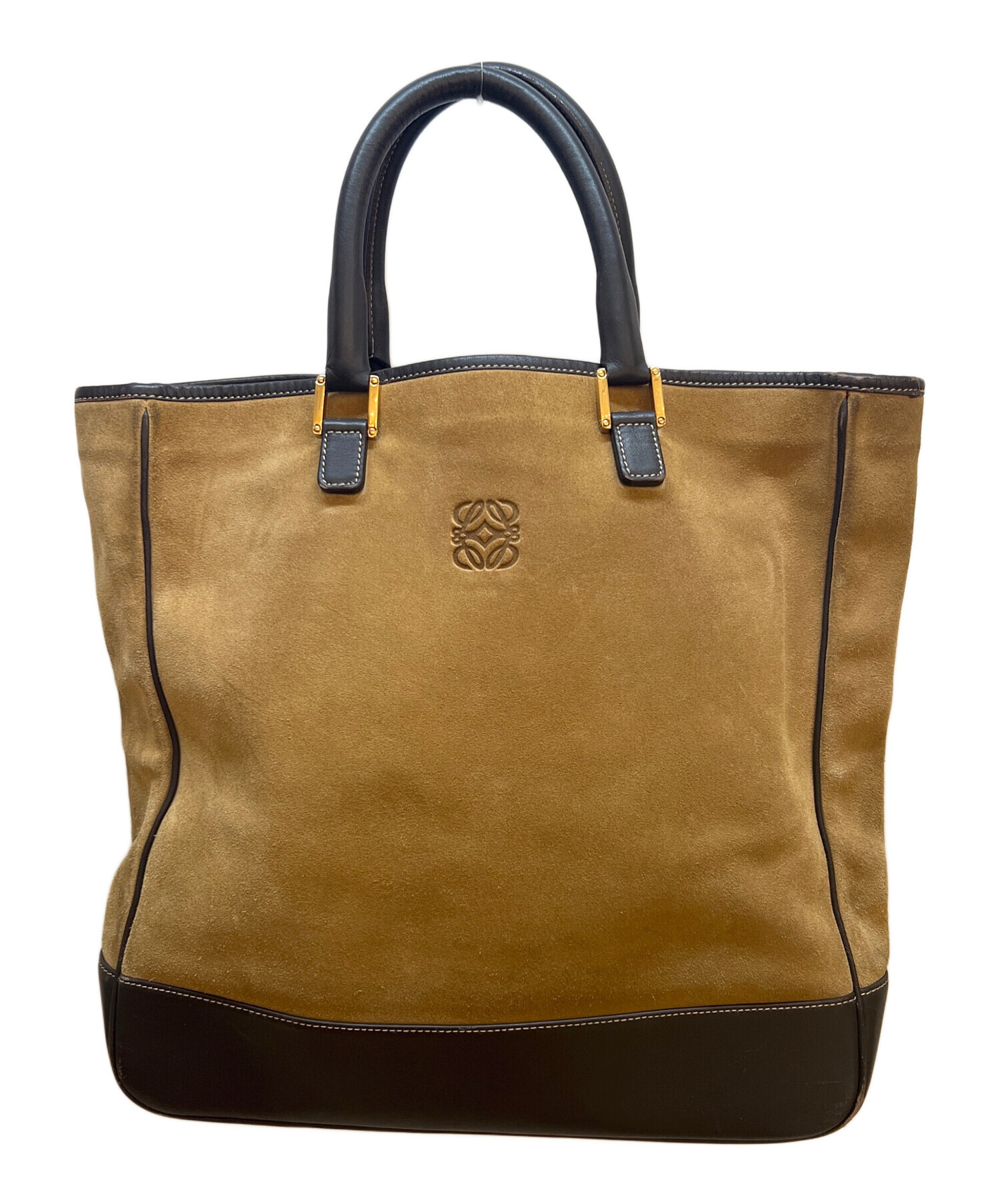 中古・古着通販】LOEWE (ロエベ) トートバッグ/アナグラム ベージュ