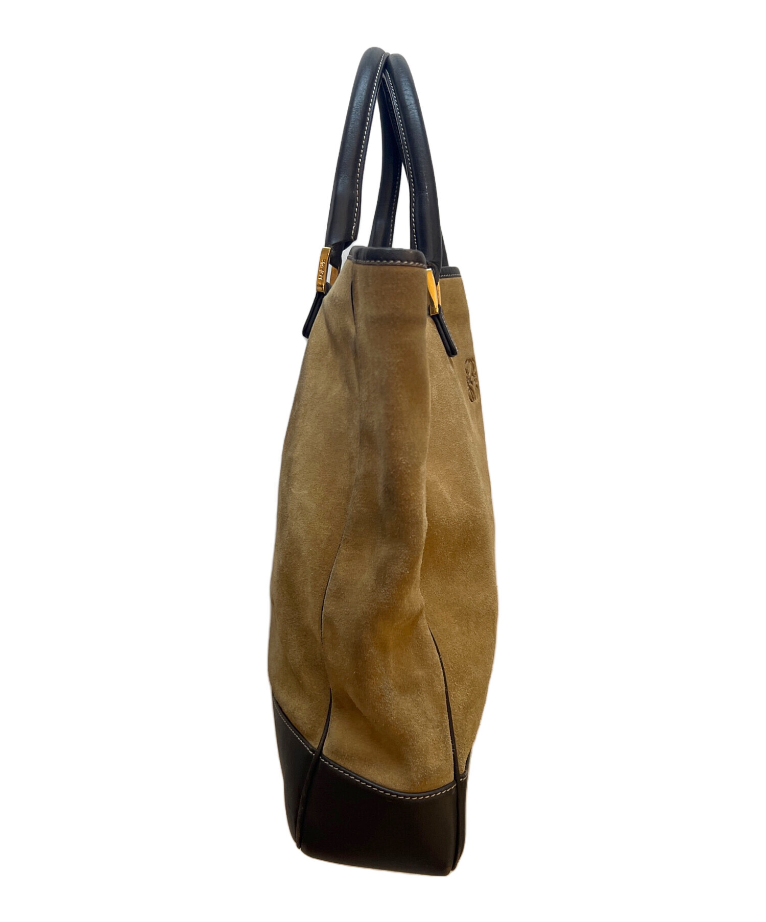 中古・古着通販】LOEWE (ロエベ) トートバッグ/アナグラム ベージュ