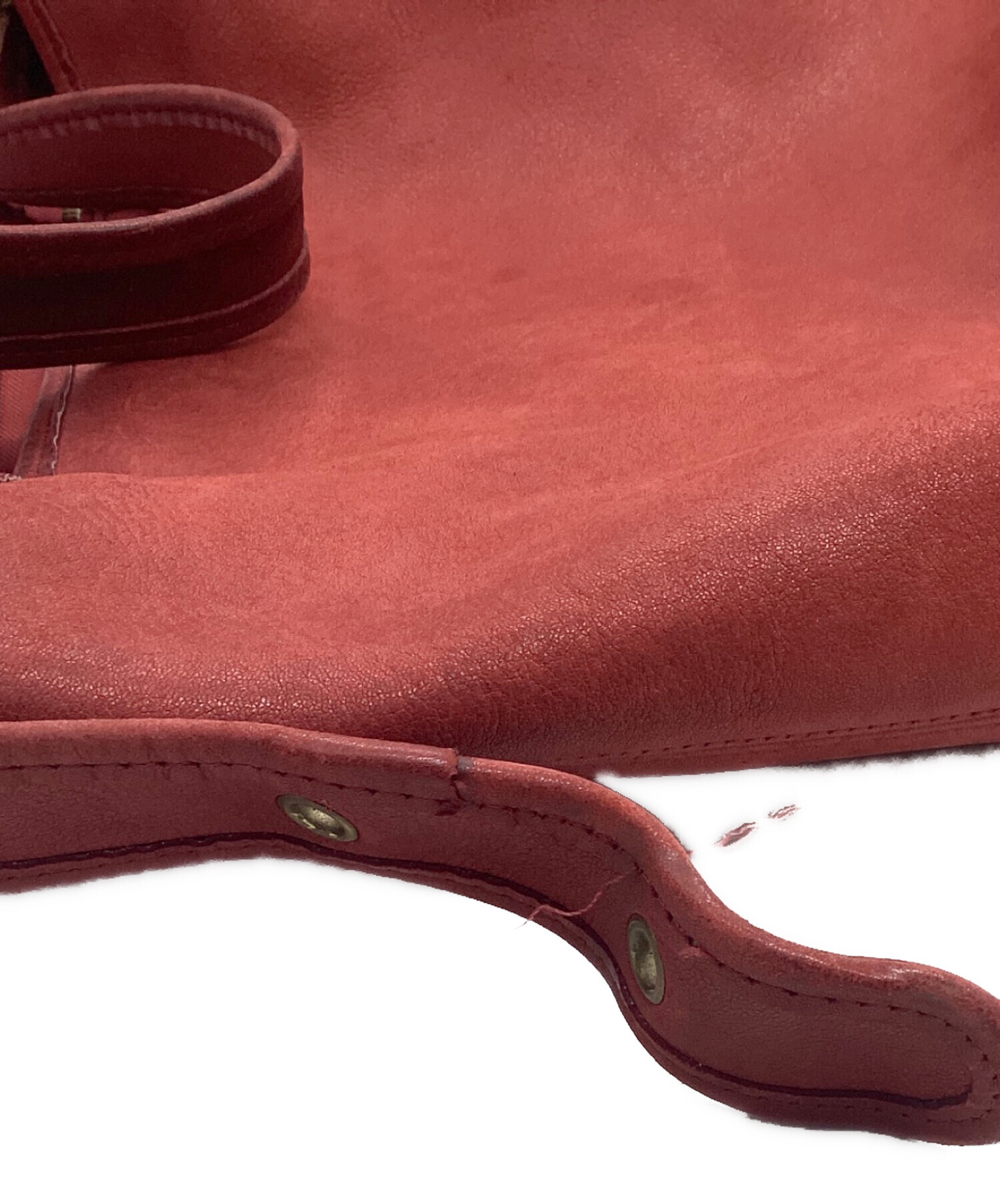 中古・古着通販】COACH (コーチ) ワンショルダーバッグ レッド