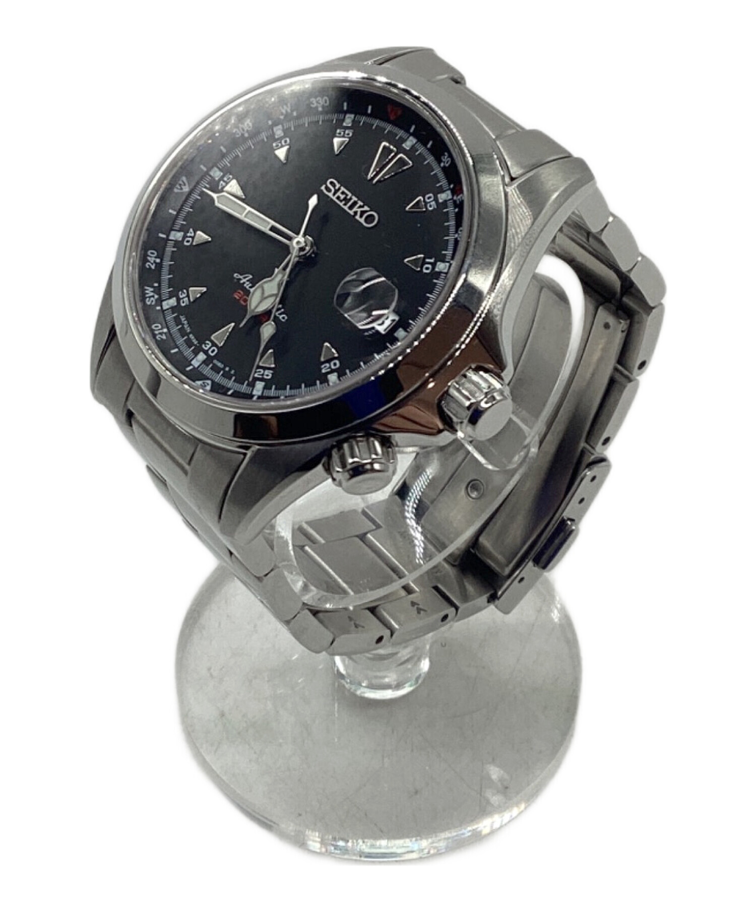 中古・古着通販】SEIKO (セイコー) 腕時計 ブラック｜ブランド・古着 