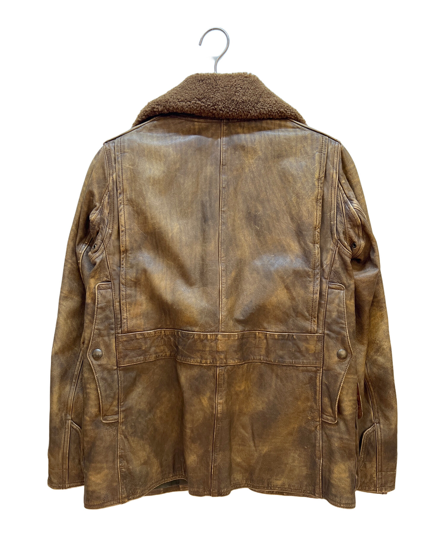 中古・古着通販】RALPH LAUREN (ラルフローレン) ハンティングレザ