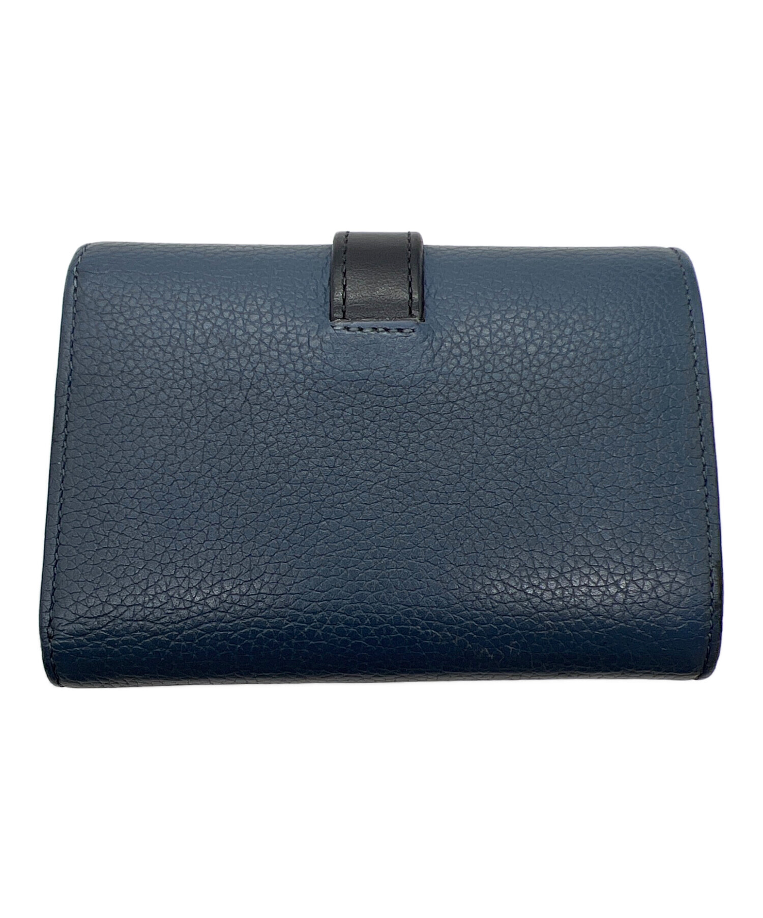 中古・古着通販】LOEWE (ロエベ) 3つ折り財布 ネイビー｜ブランド