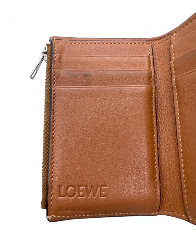 中古・古着通販】LOEWE (ロエベ) 3つ折り財布 ネイビー｜ブランド