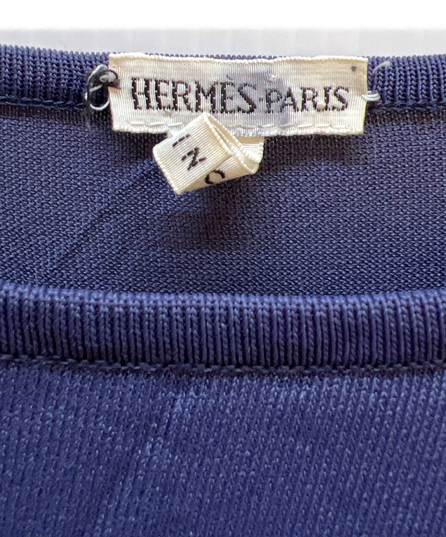 中古・古着通販】HERMES (エルメス) Tシャツ ネイビー サイズ:ME