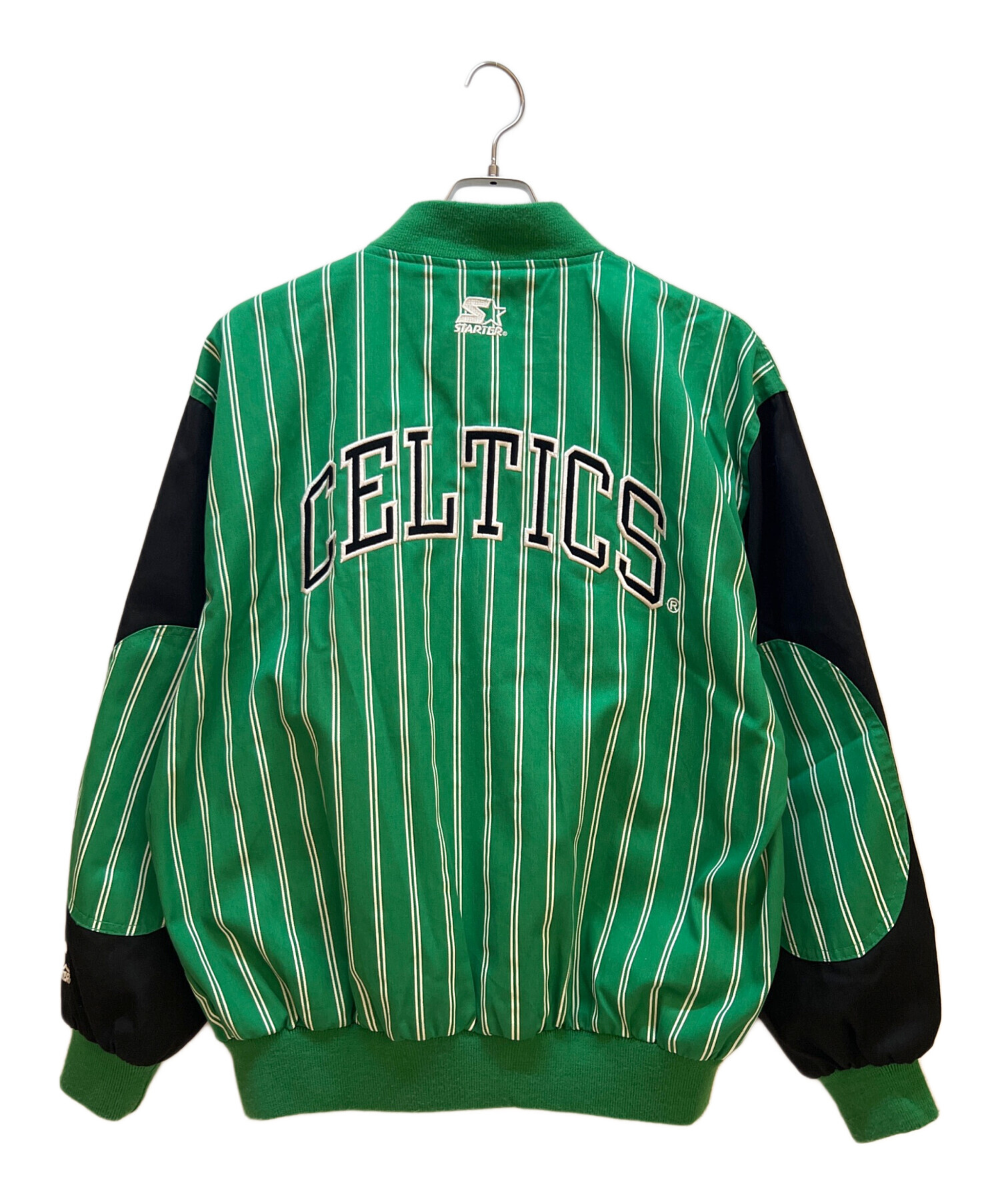 中古・古着通販】STARTER (スターター) スタジャン グリーン×ブラック