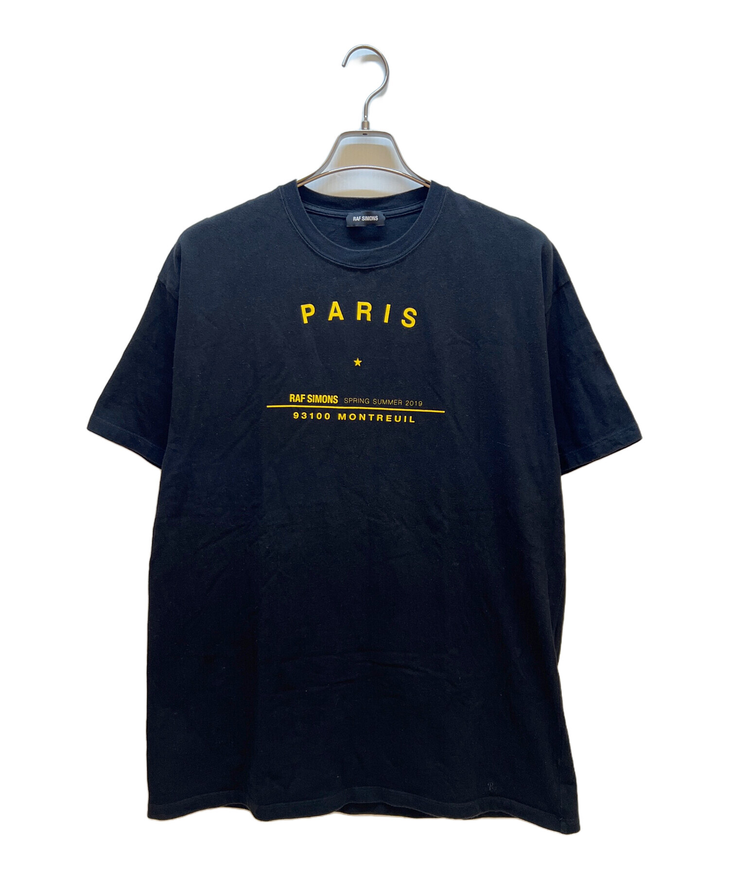 中古・古着通販】RAF SIMONS (ラフシモンズ) 半袖カットソー ブラック