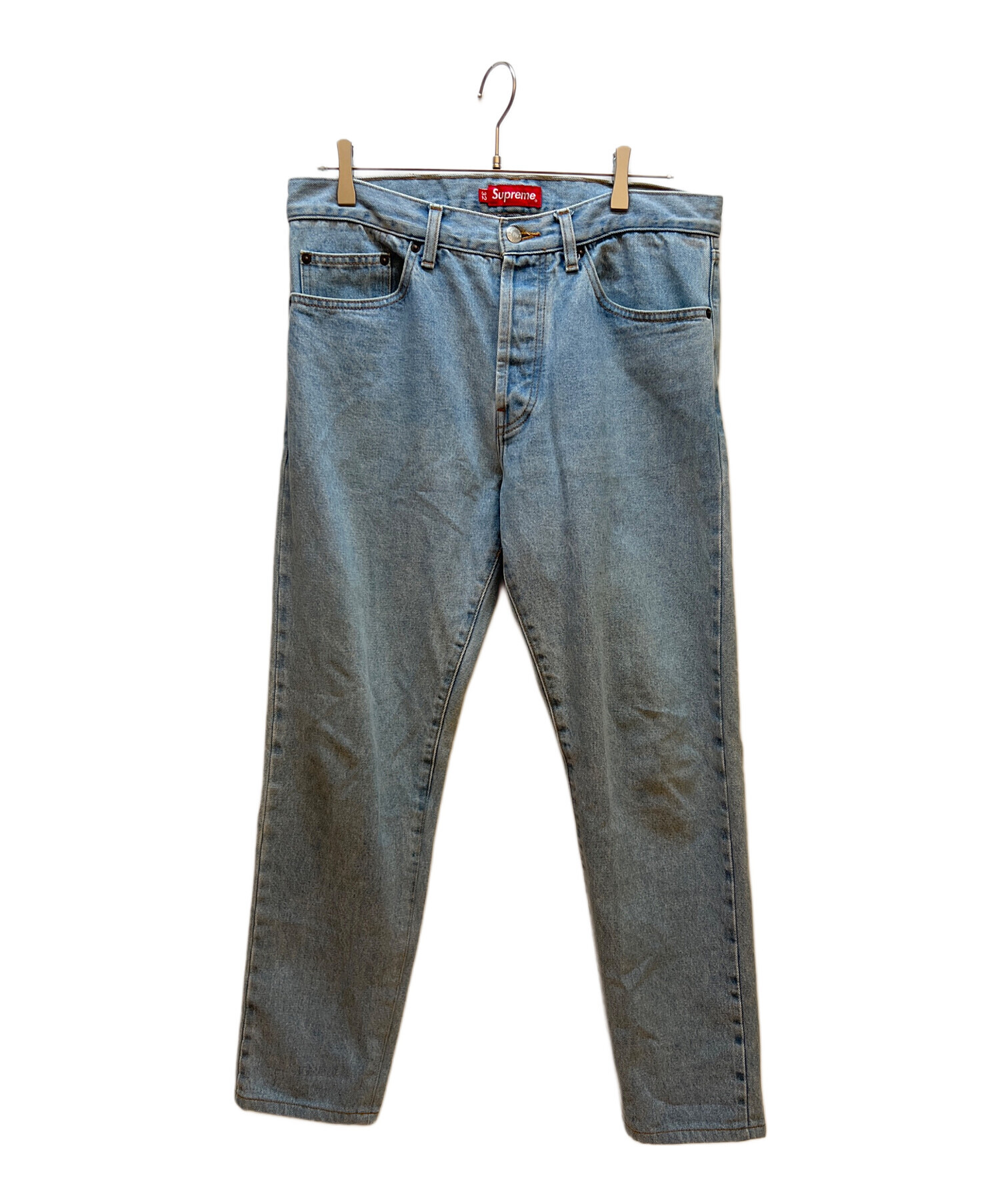 中古・古着通販】SUPREME (シュプリーム) デニムパンツ ブルー サイズ 