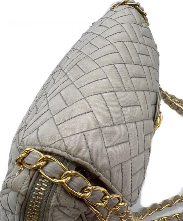 中古・古着通販】PRADA (プラダ) キルティングチェーンショルダー