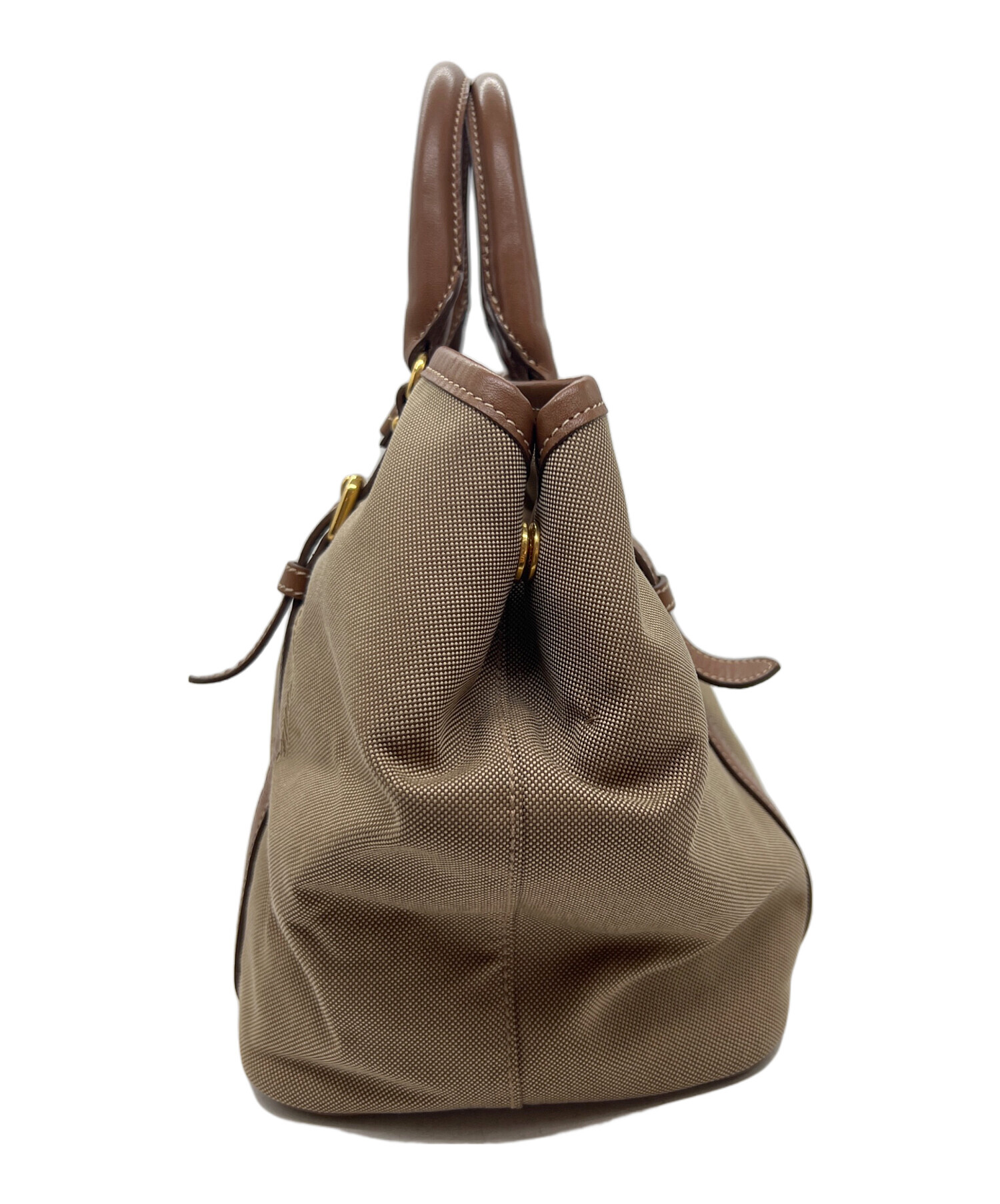 中古・古着通販】PRADA (プラダ) 2WAYショルダーバッグ ベージュ