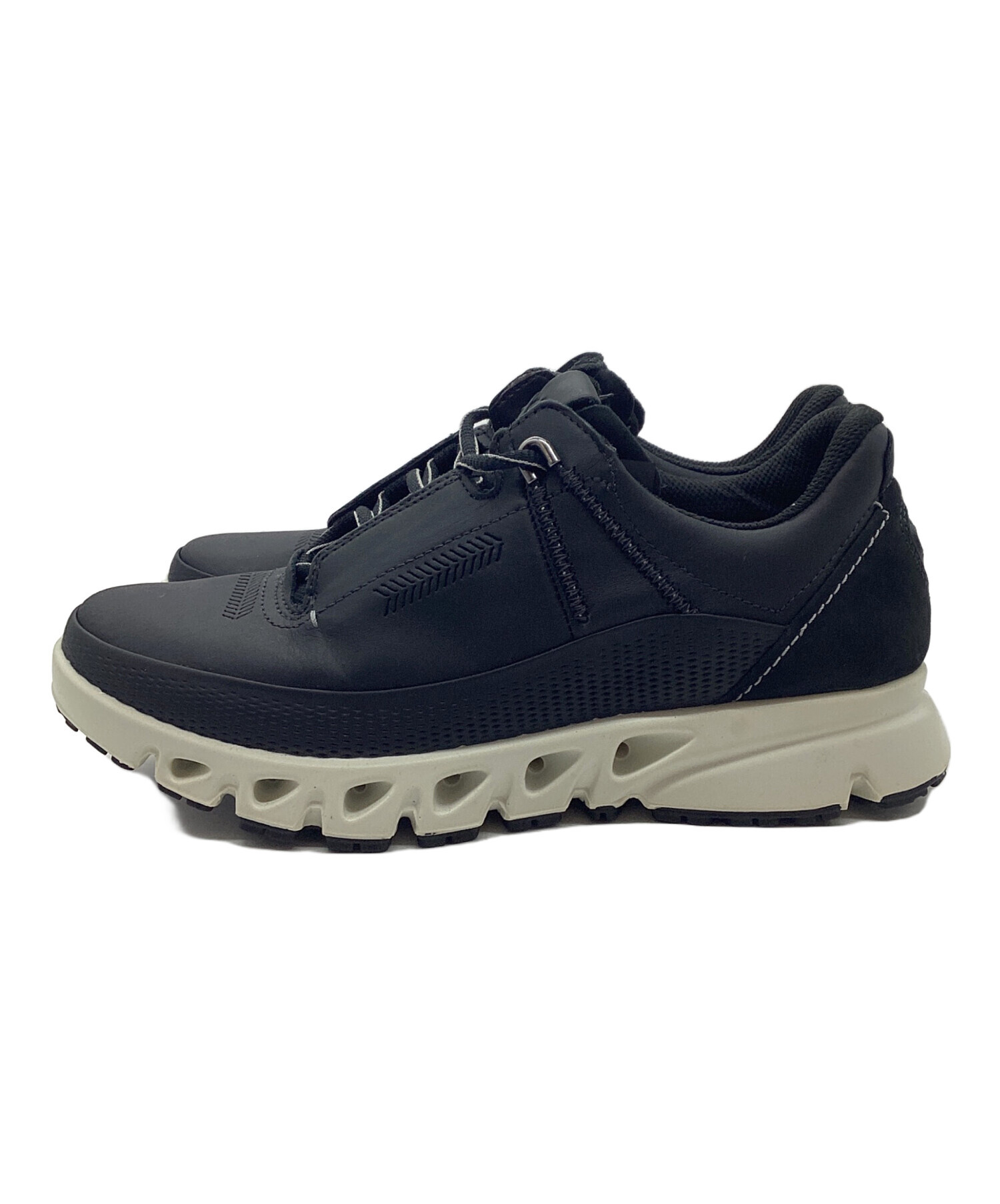 中古・古着通販】ECCO (エコー) スニーカー ブラック サイズ:24.5cm 