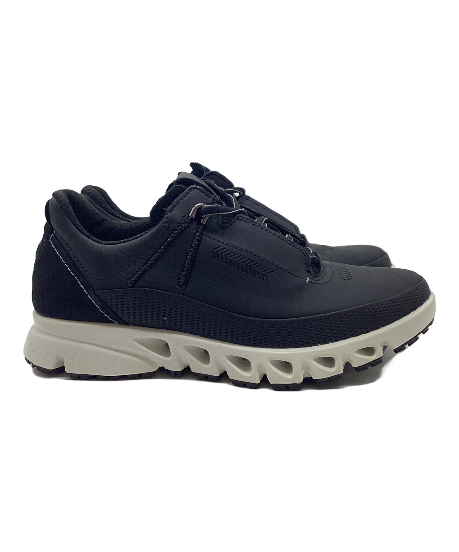 ECCO Retro Sneaker 24.5 エコー レトロスニーカー 美品 中古・古着通販】ECCO (エコー) スニーカー ブラック サイズ:24.5cm
