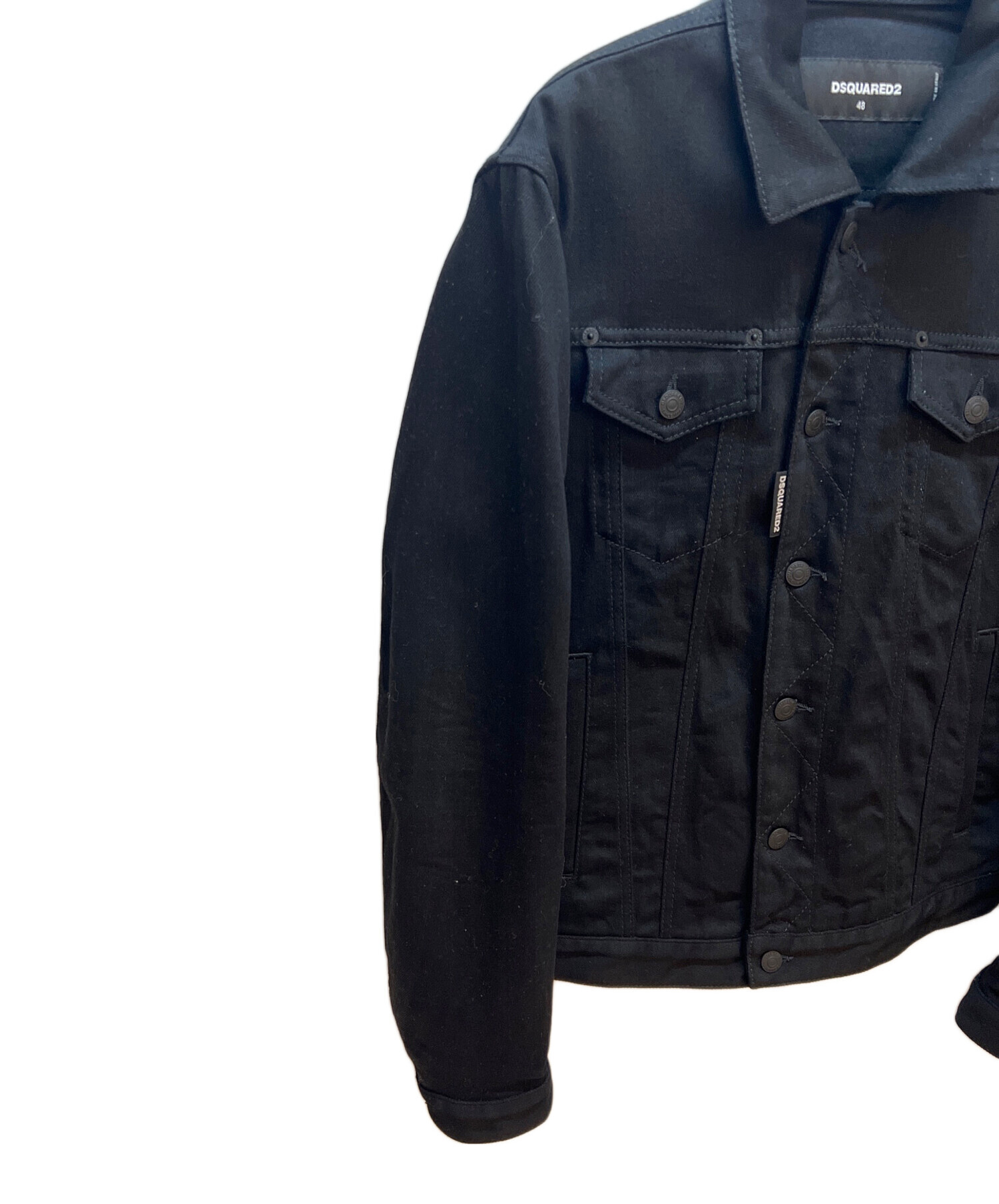 中古・古着通販】DSQUARED2 (ディースクエアード) ジャケット ブラック