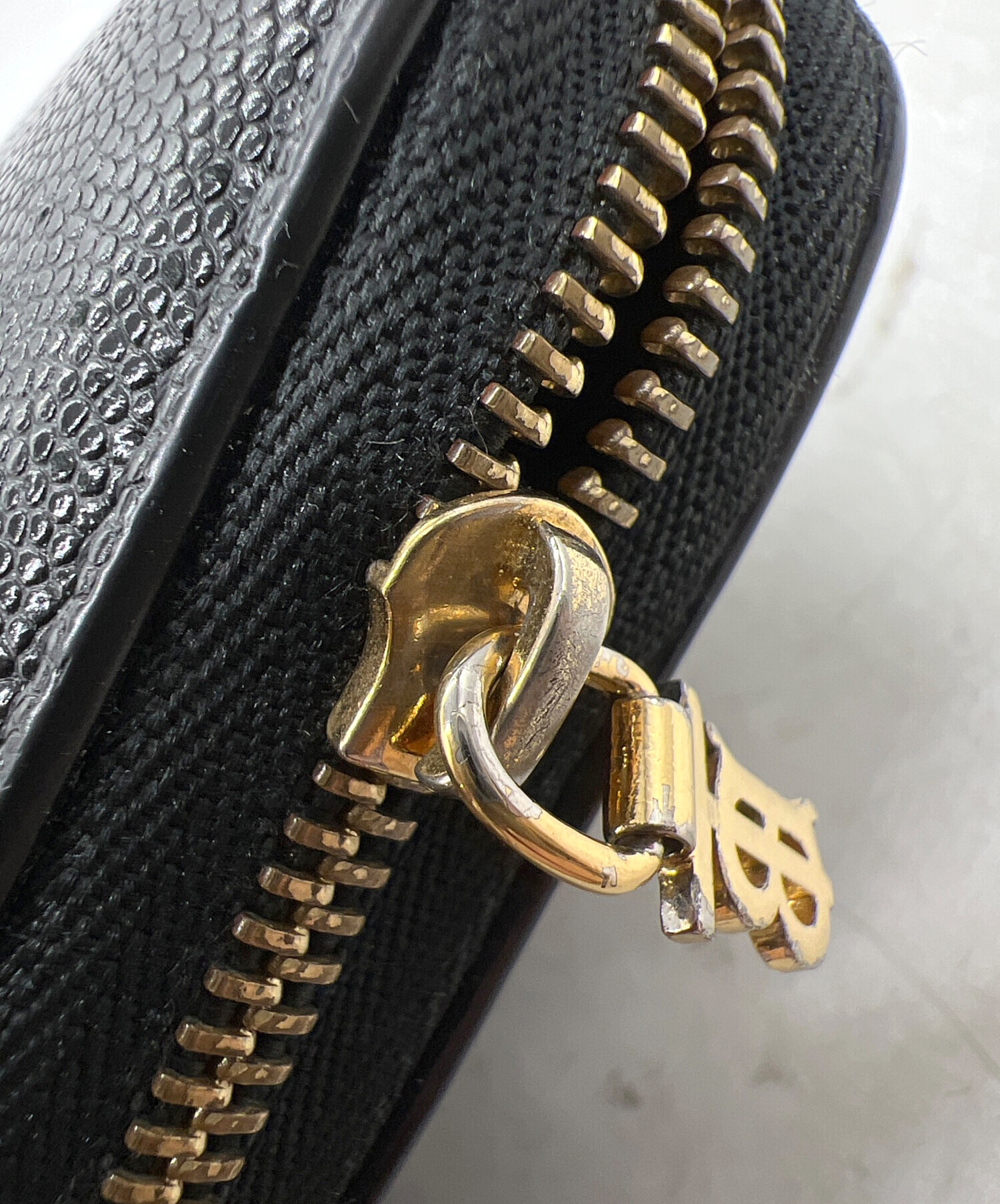 中古・古着通販】BURBERRY (バーバリー) 長財布/TBロゴ ブラック