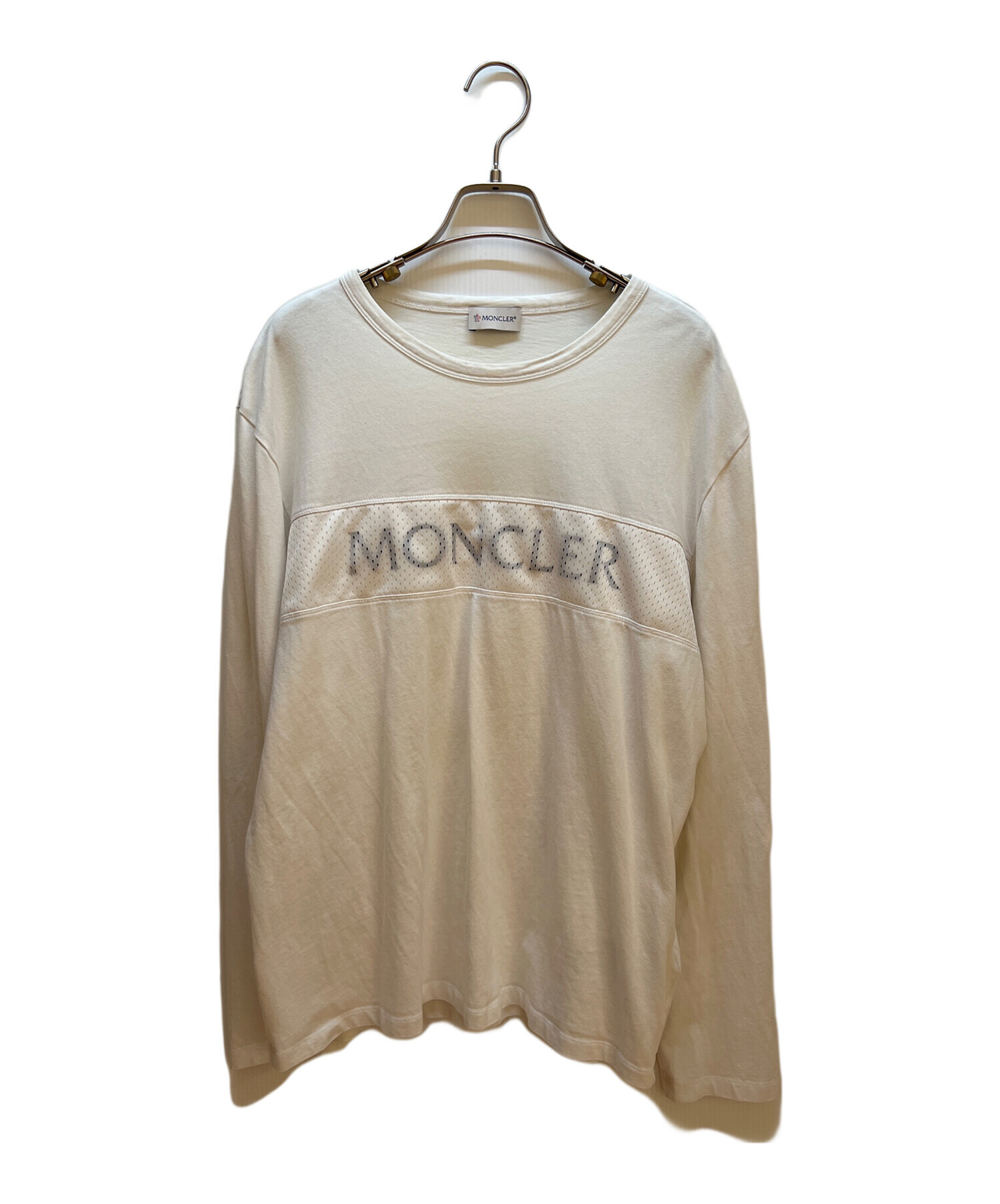 MONCLER 長袖 中古・古着通販】MONCLER (モンクレール) 長袖カットソー ホワイト