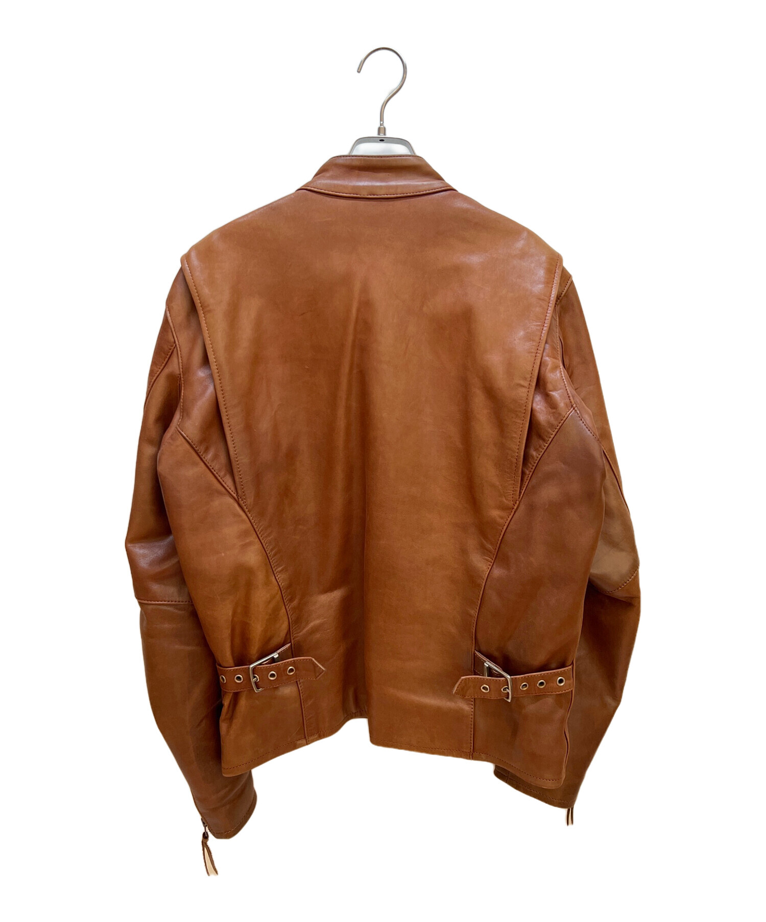中古・古着通販】FREEDOM (フリーダム) レザージャケット ブラウン