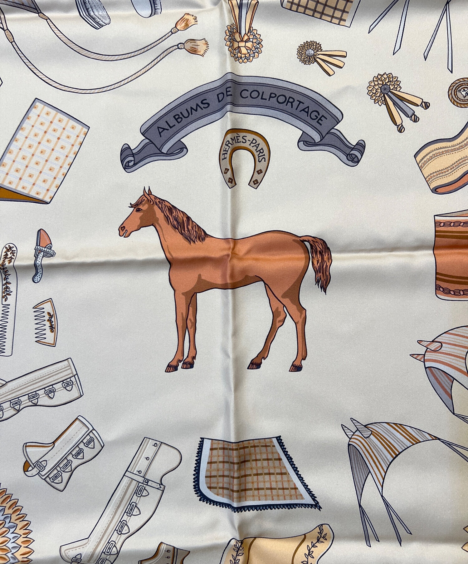 ヴィンテージエルメスカレ90 HERMES 未使用品 【公式通販】