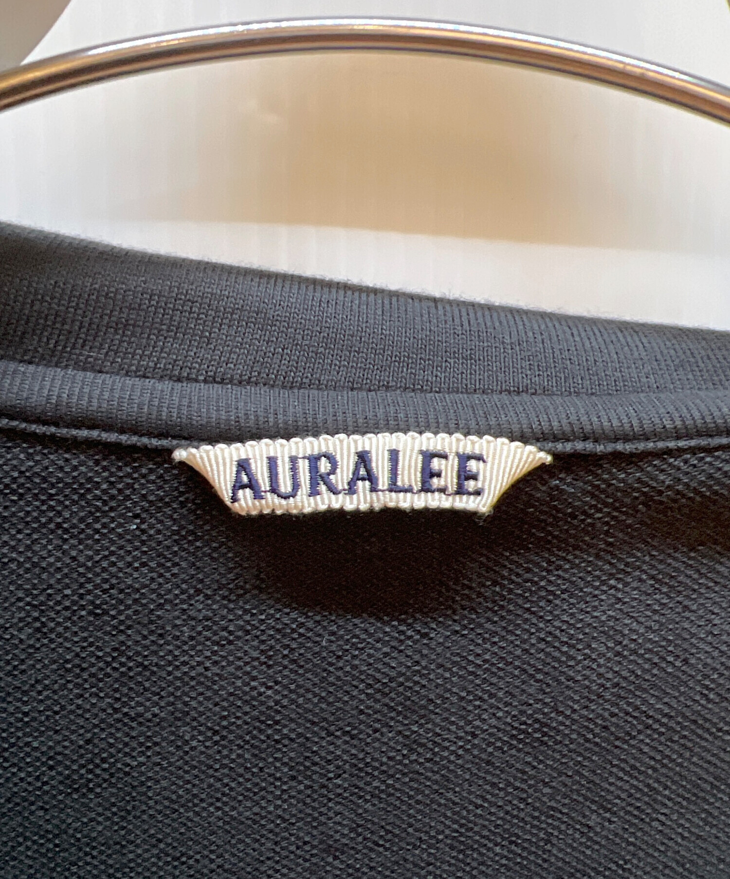 中古・古着通販】AURALEE (オーラリー) ジップスウェット ブラック