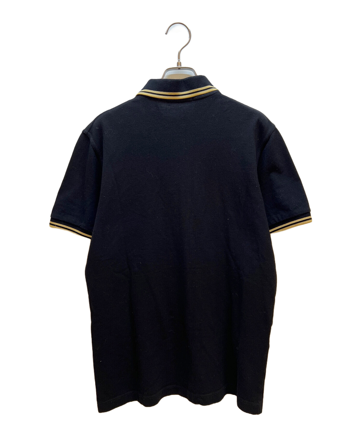 【(値下げ)Fred Perry】(新品・未使用) ブラック ポロシャツ FRED PERRY（フレッドペリー） フレッド ペリー ポロシャツ FRED PERRY