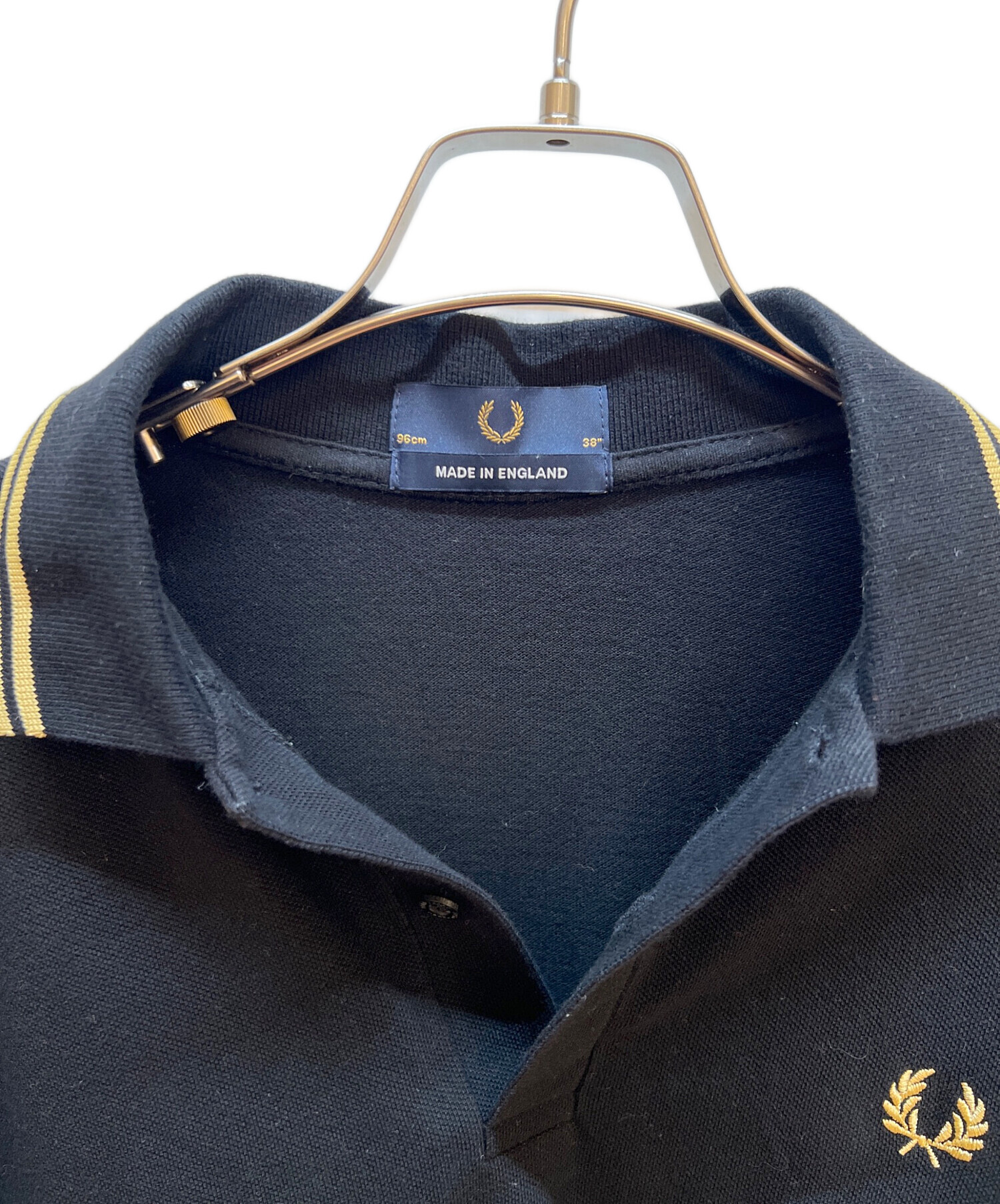 中古・古着通販】FRED PERRY (フレッドペリー) ポロシャツ ブラック