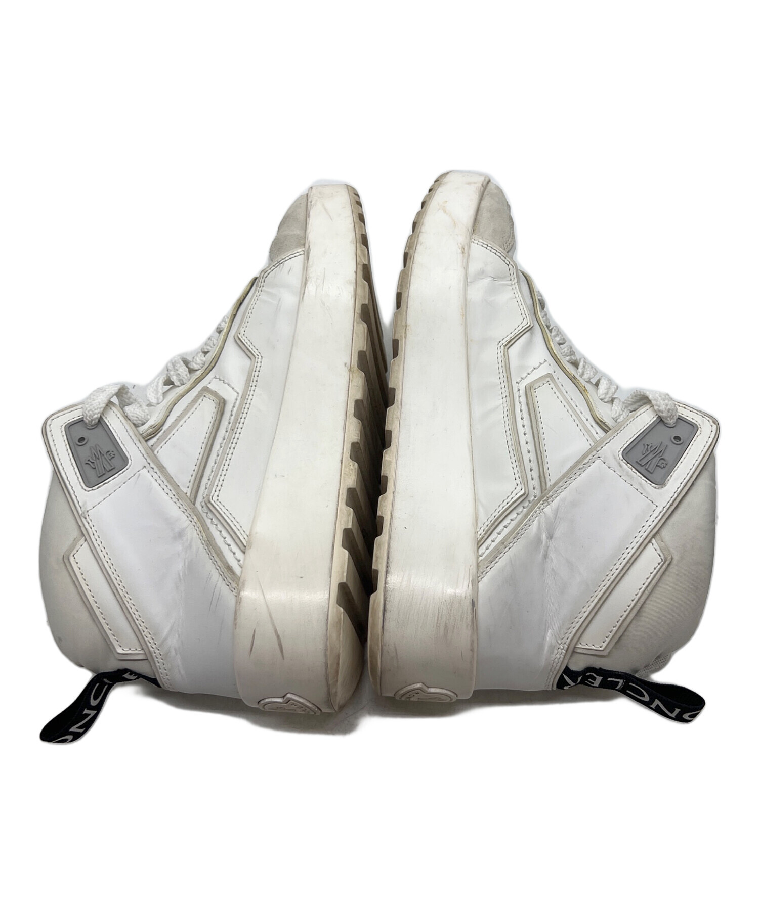 中古・古着通販】MONCLER (モンクレール) スニーカー ホワイト サイズ