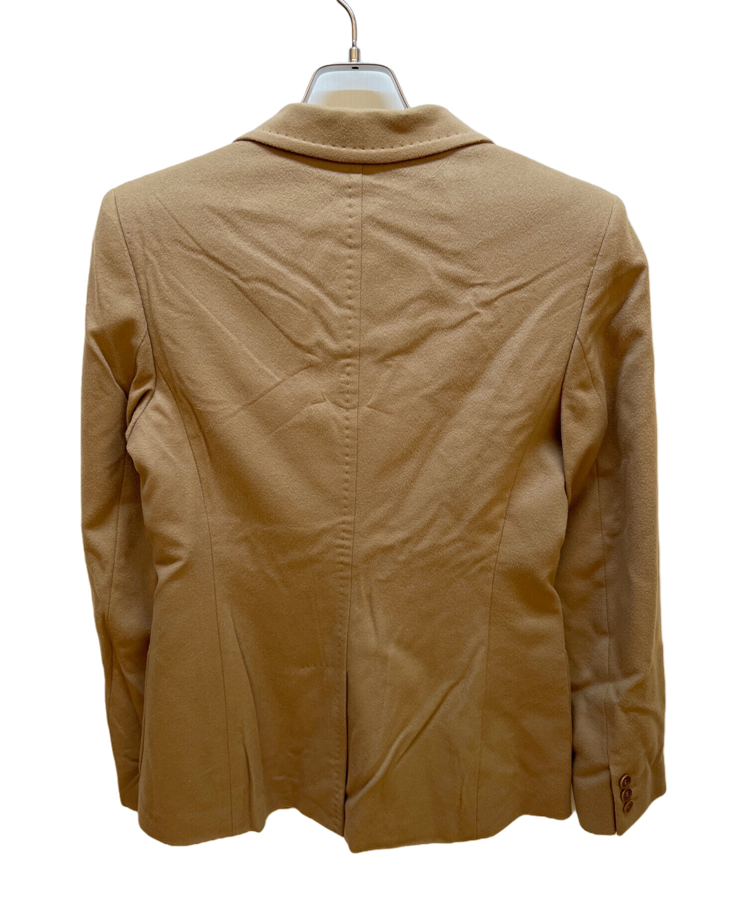 MaxMara シルク混 テーラードジャケット ベージュ サイズ44 通勤