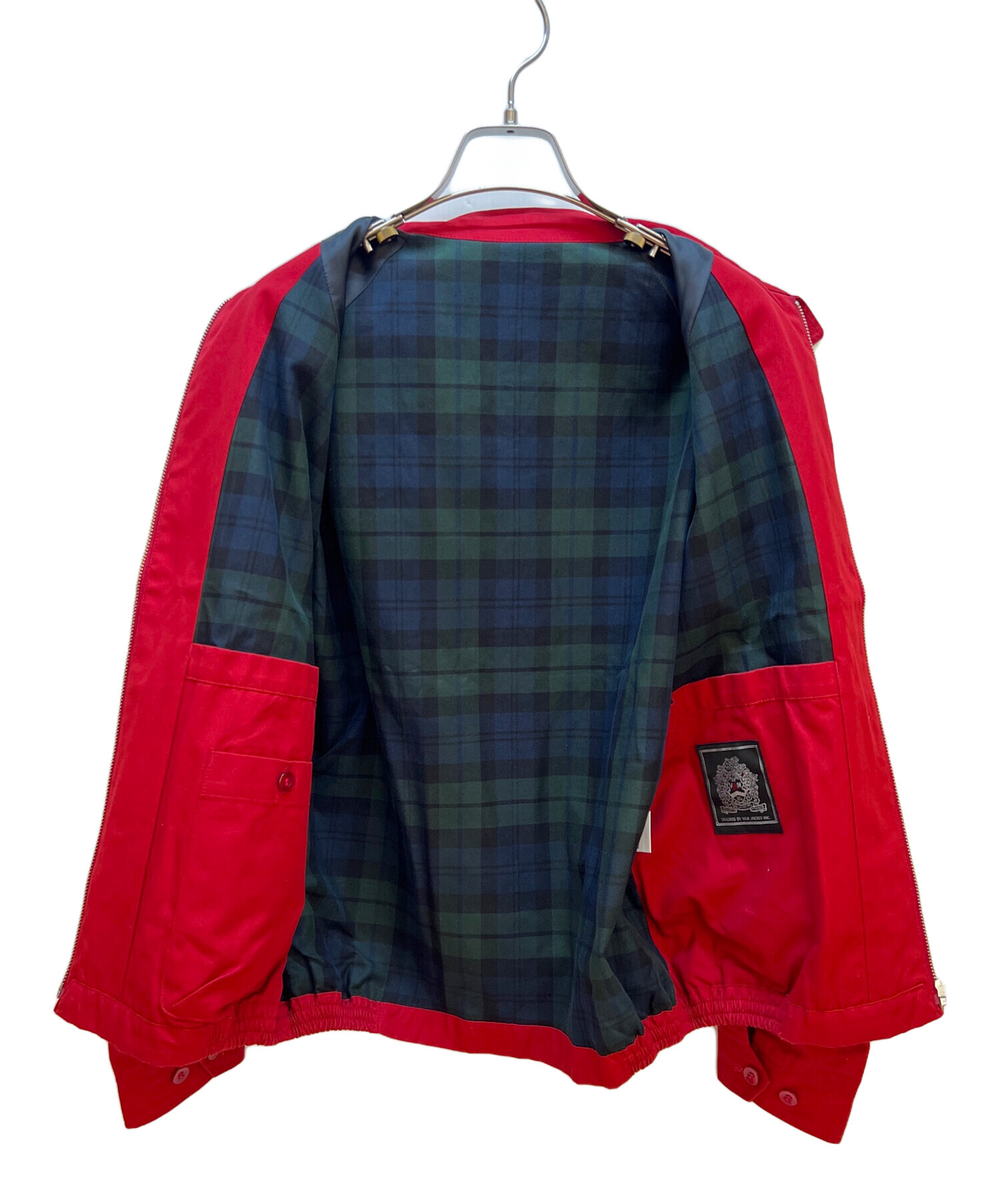 中古・古着通販】VAN (ヴァン) ジップジャケット レッド サイズ:M