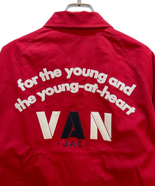 中古・古着通販】VAN (ヴァン) ジップジャケット レッド サイズ:M