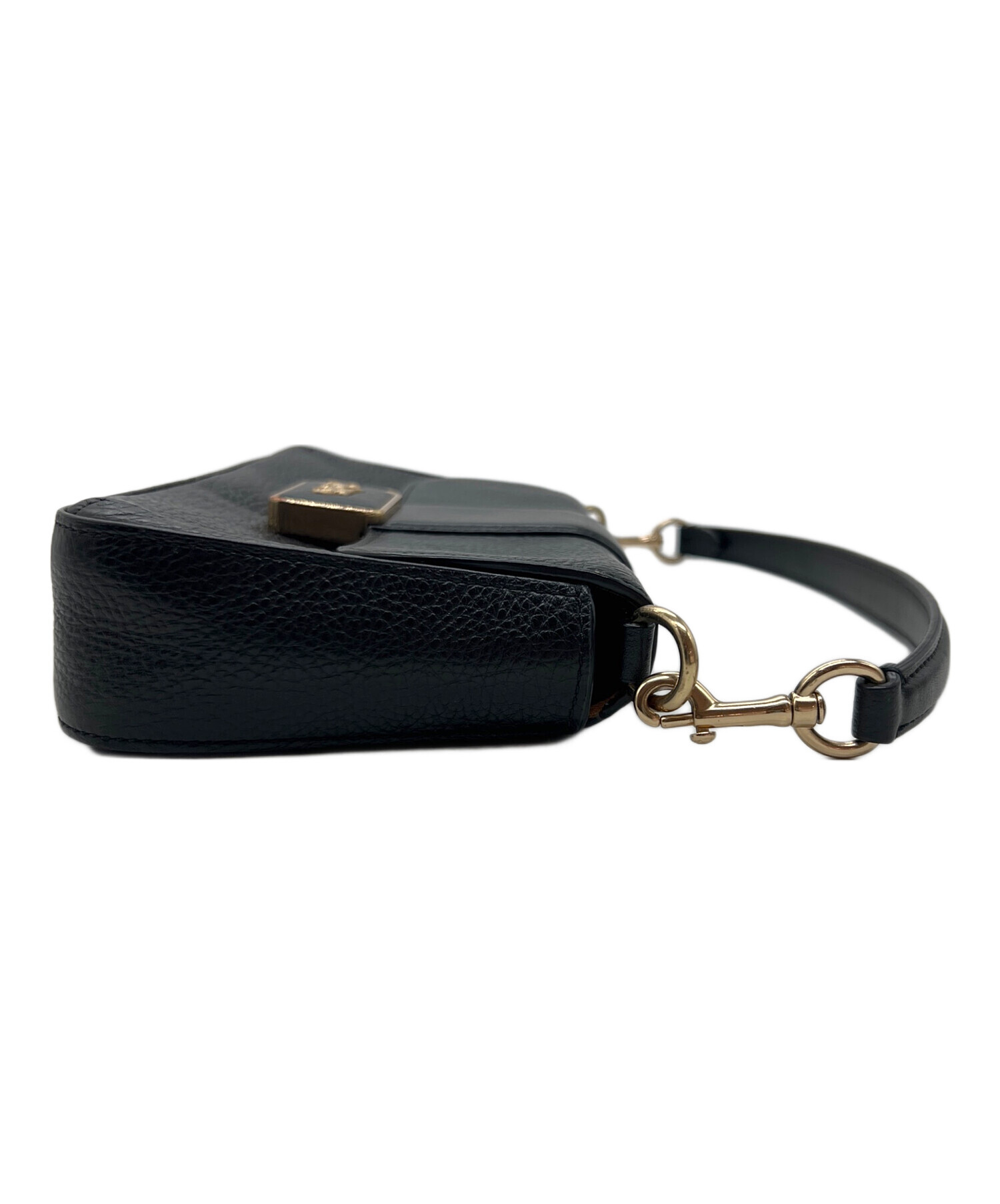 COACH コーチ/ペプルドレザーチェーンショルダー/ブラック/F29000/A18**/ABランク/75【中古】 中古・古着通販】COACH (コーチ) チェーンショルダーバッグ ブラック