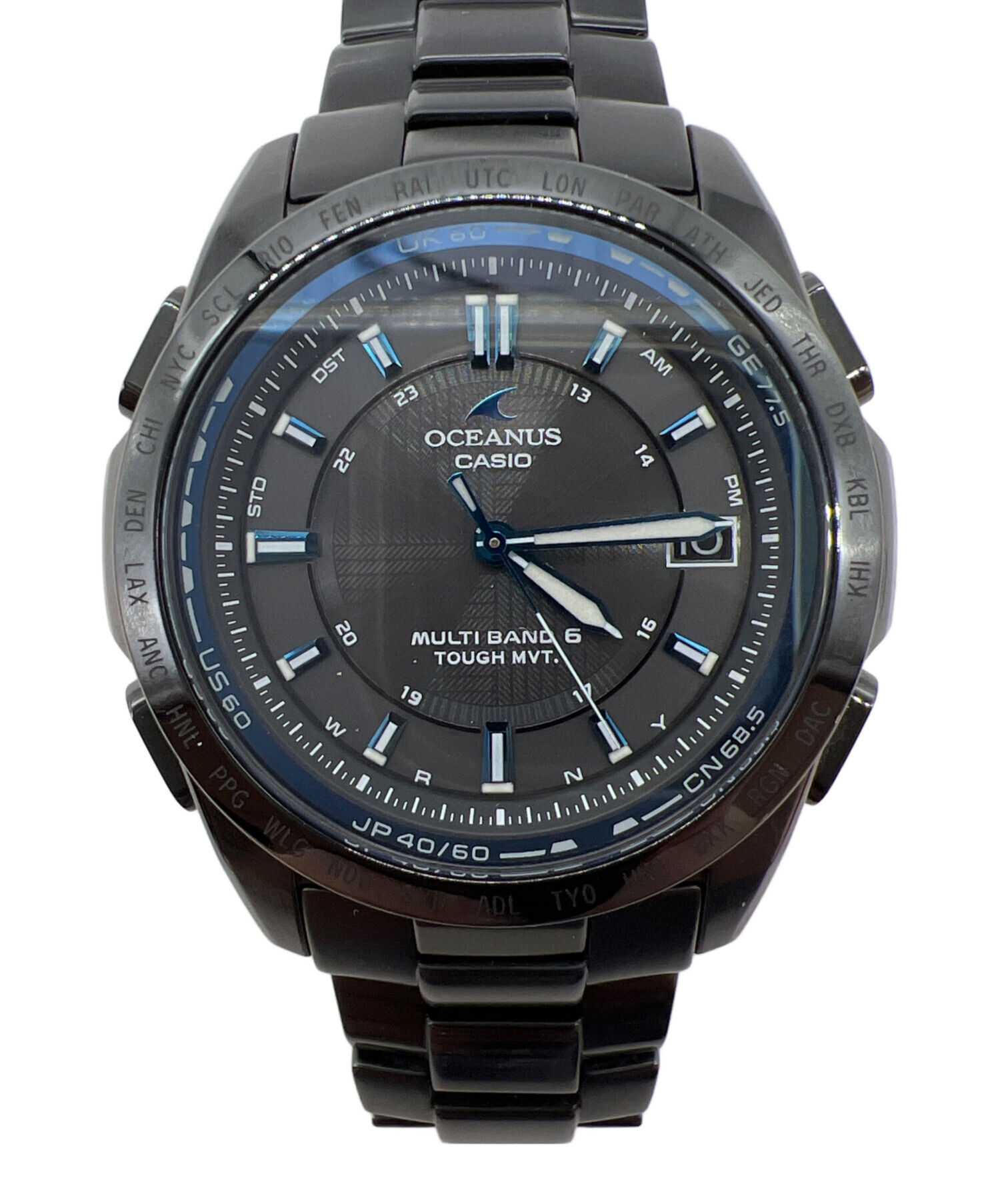中古・古着通販】CASIO (カシオ) リストウォッチ/oceanus ブラック 