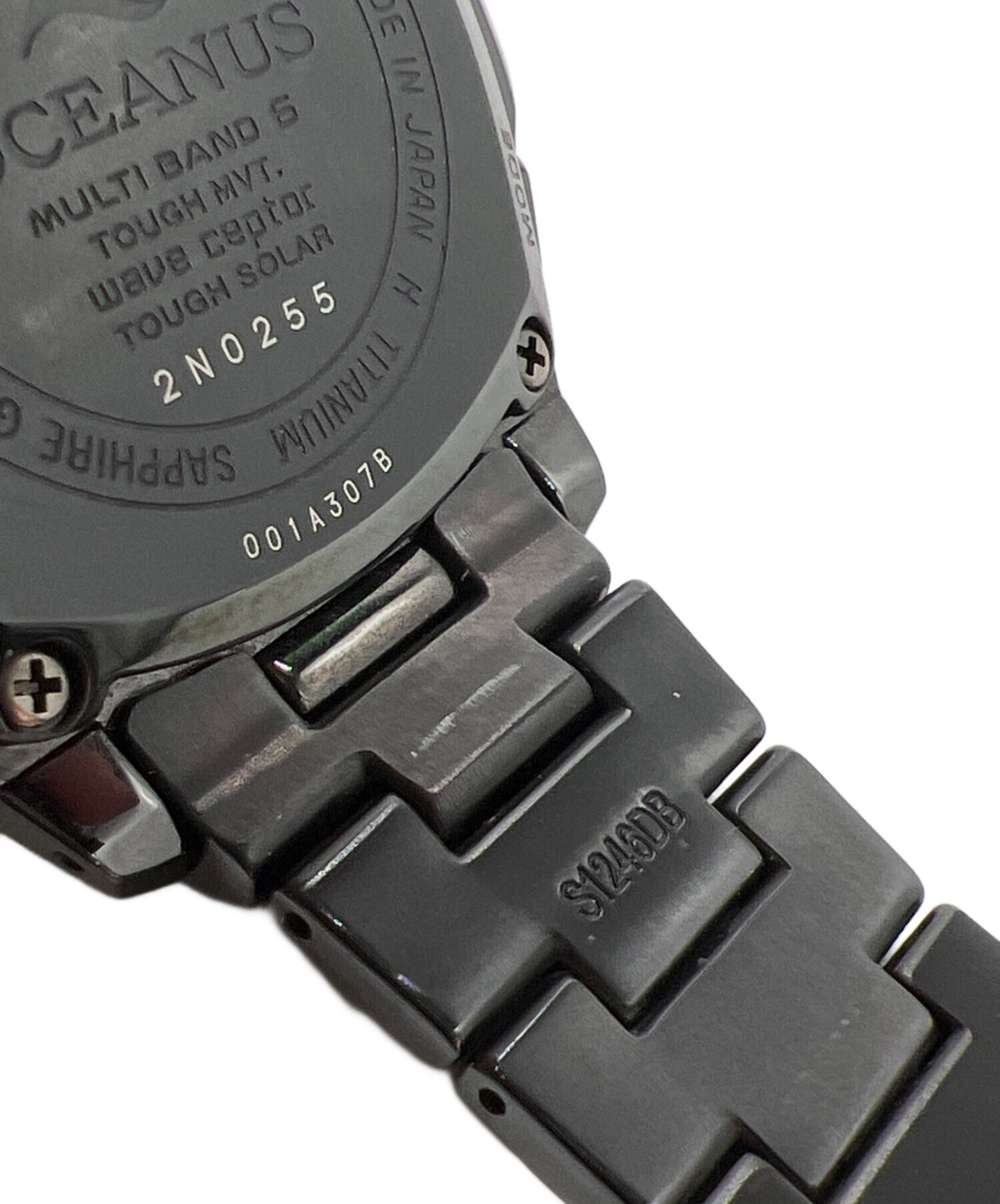 中古・古着通販】CASIO (カシオ) リストウォッチ/oceanus ブラック 