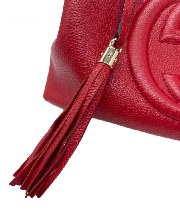 ★赤字処分★GUCCI　グッチ　ショルダーバック　JA2032 中古・古着通販】GUCCI (グッチ) ショルダーバッグ/ソーホー レッド