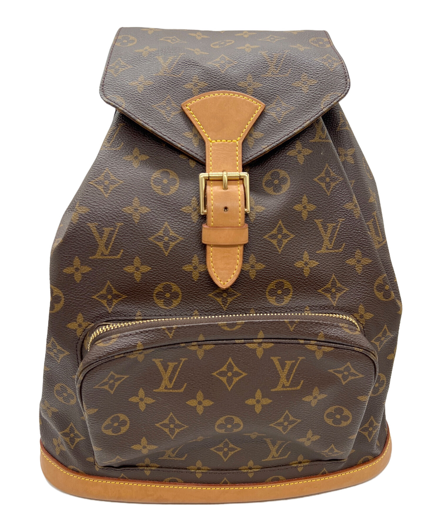 Louis Vuitton モノグラム モンスリGM リュックサック 中古・古着通販】LOUIS VUITTON (ルイ ヴィトン) リュック/モノグラム