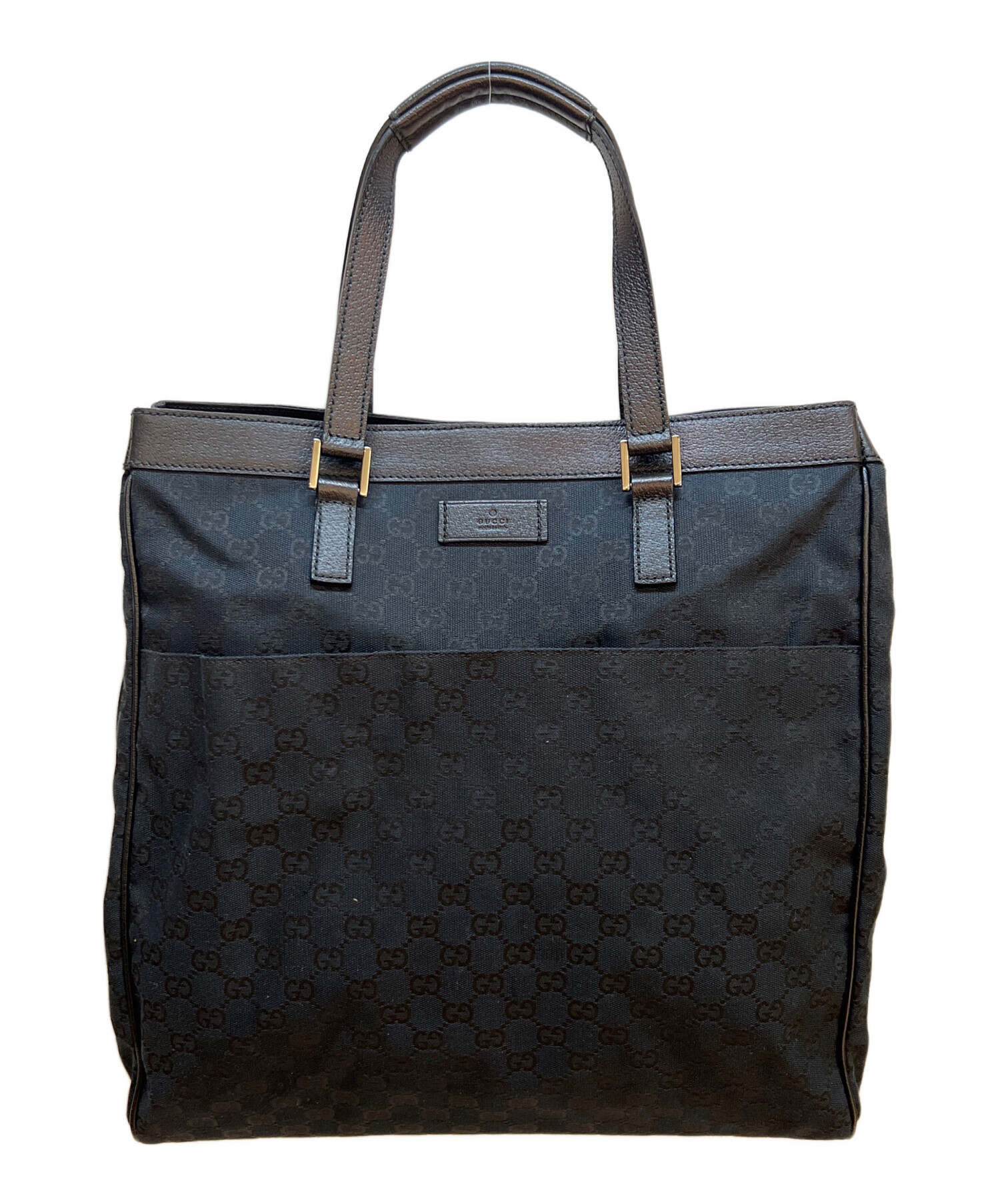 中古・古着通販】GUCCI (グッチ) トートバッグ/GG ブラック｜ブランド 