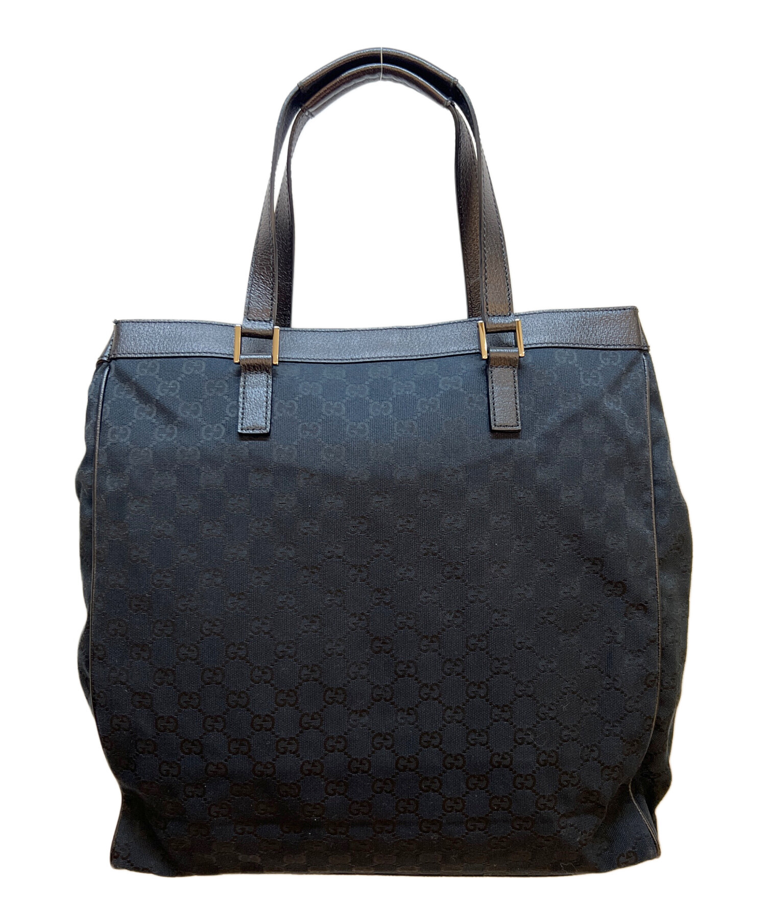 中古・古着通販】GUCCI (グッチ) トートバッグ/GG ブラック｜ブランド 