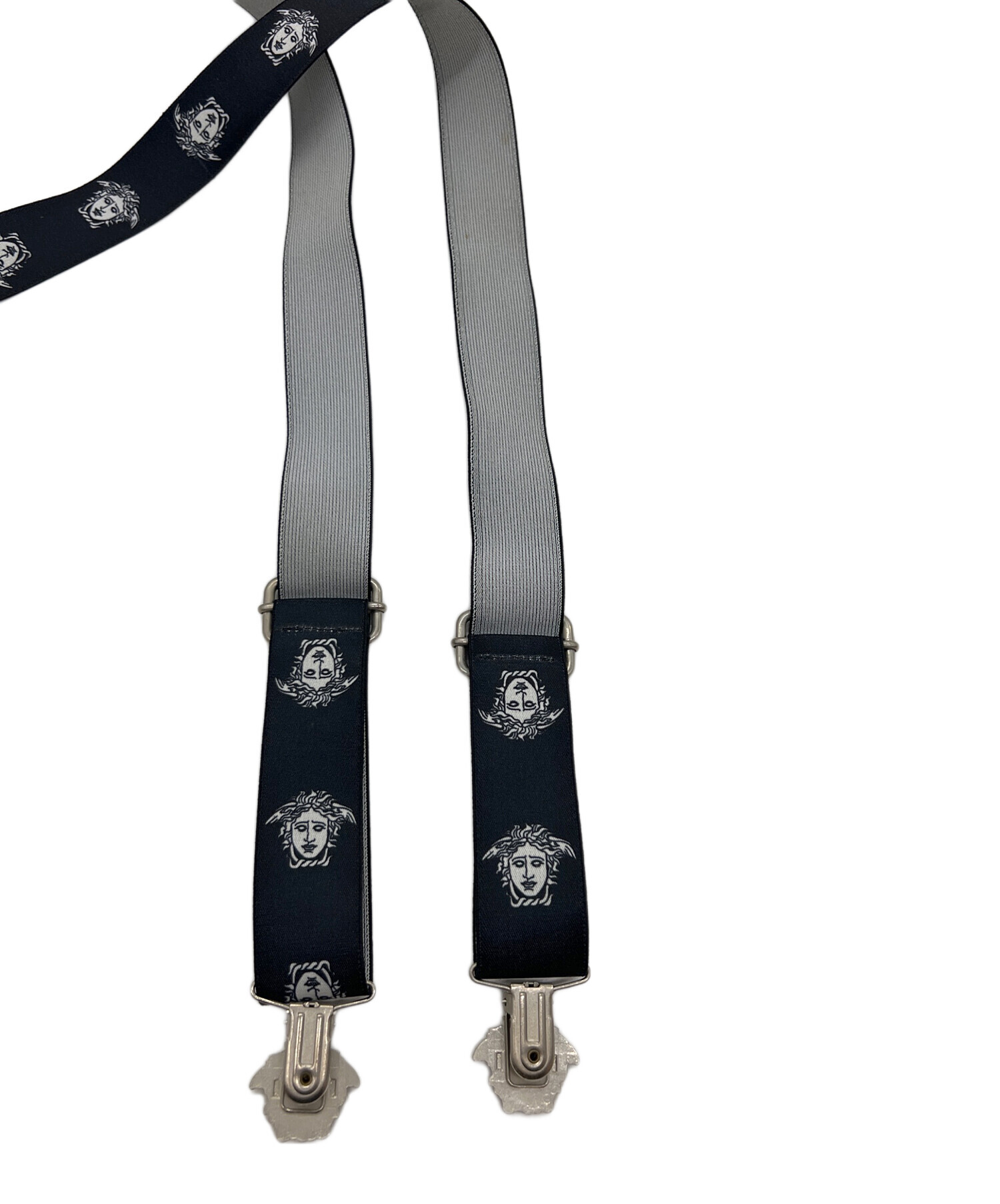 中古・古着通販】VERSACE (ヴェルサーチェ) サスペンダー ブラック 中古・古着通販】VERSACE (ヴェルサーチェ) サスペンダー ブラック