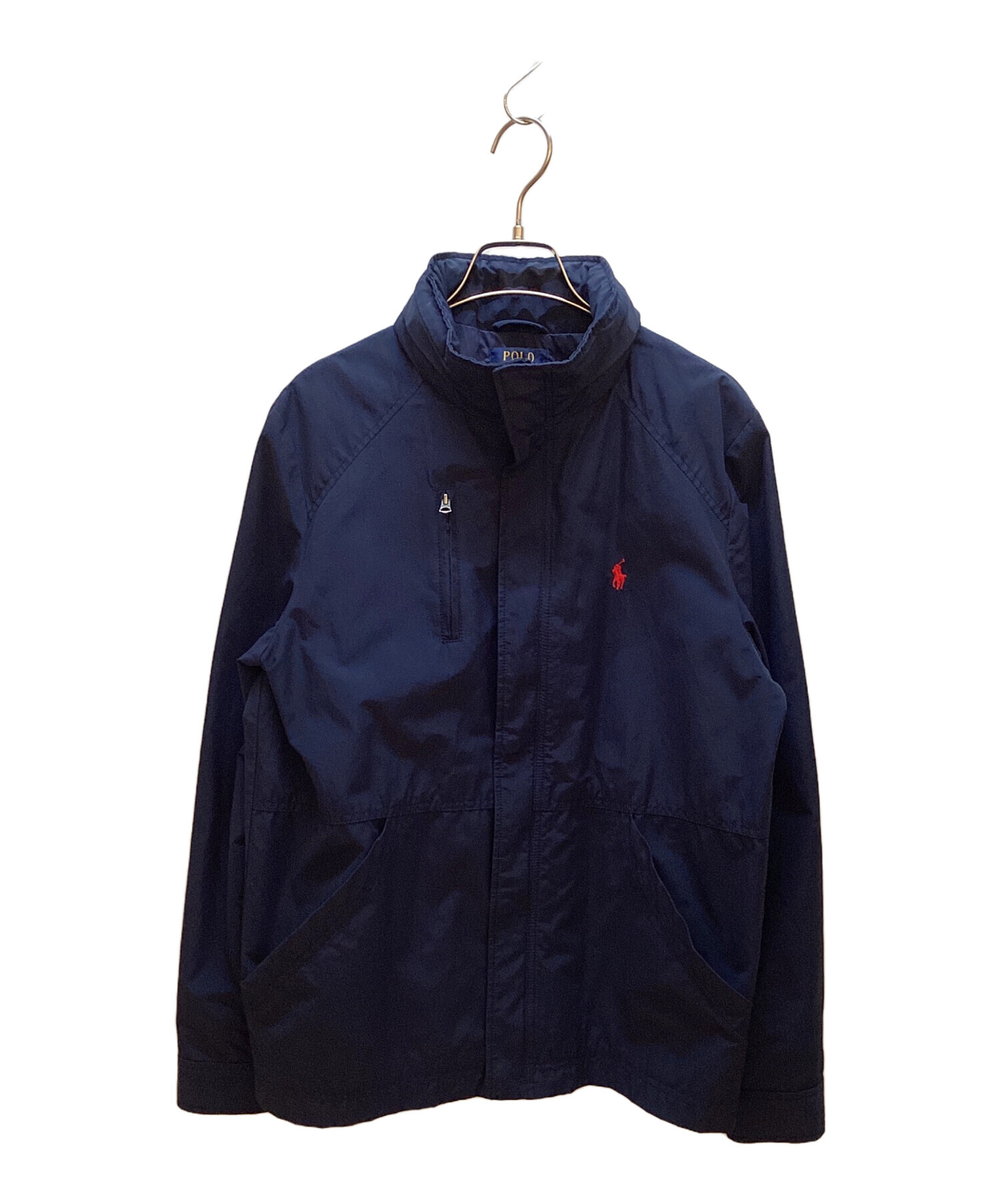 Ralph Lauren ネイビー フード付き ナイロンジャケット　ボーイズL 中古・古着通販】POLO RALPH LAUREN (ポロ・ラルフローレン) ナイロン