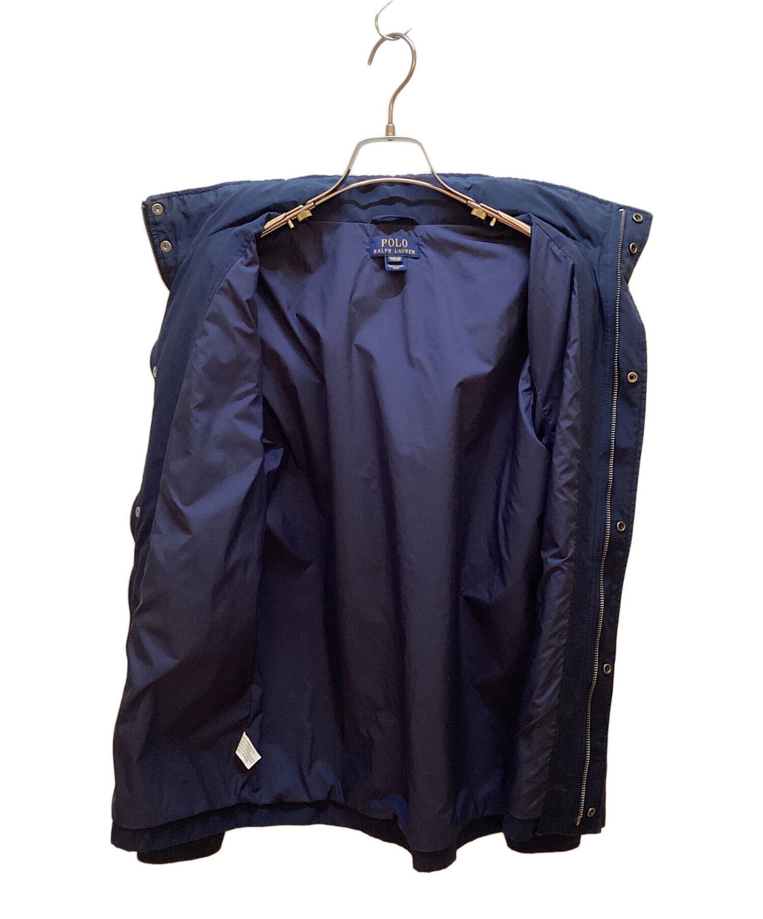 PoloRalphLauren フード付きジャケット ネイビー　Lサイズ160 中古・古着通販】POLO RALPH LAUREN (ポロ・ラルフローレン) ビック