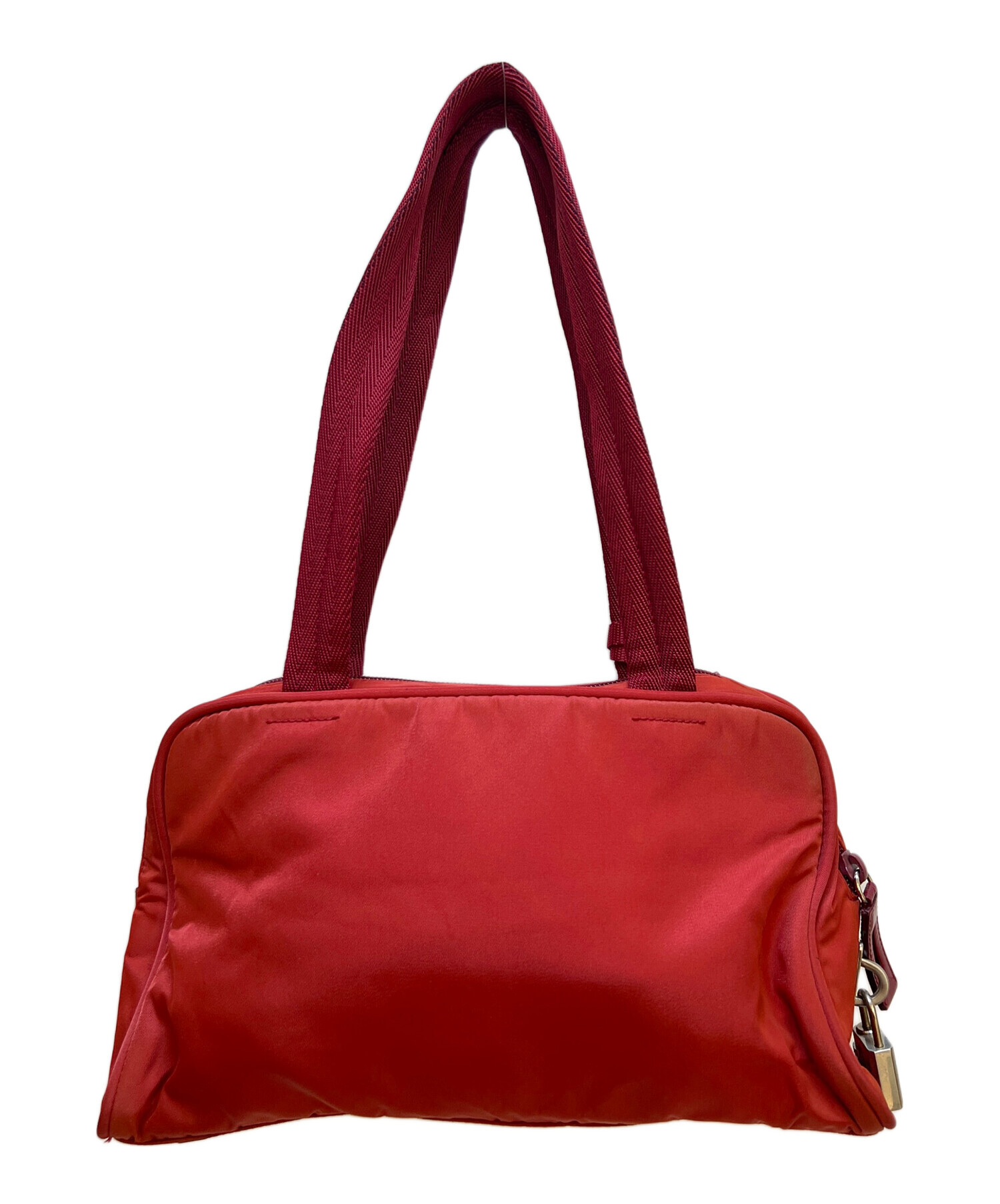 中古・古着通販】PRADA (プラダ) ハンドバッグ レッド｜ブランド・古着
